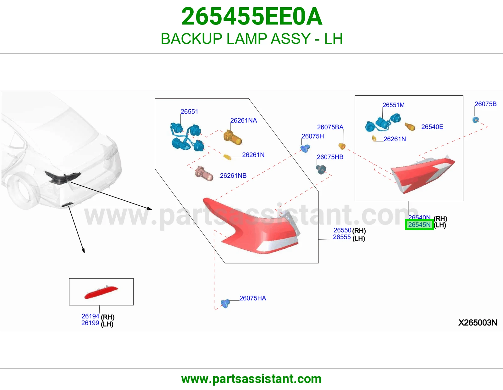 لمبة ريوس يسار كاملة 265455EE0A