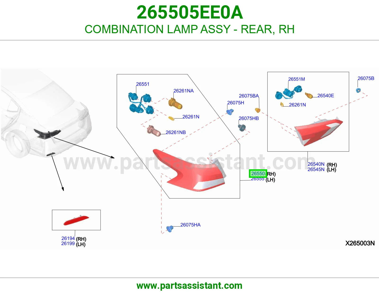اشاره اسطب خلفي ركن يمين 265505EE0A