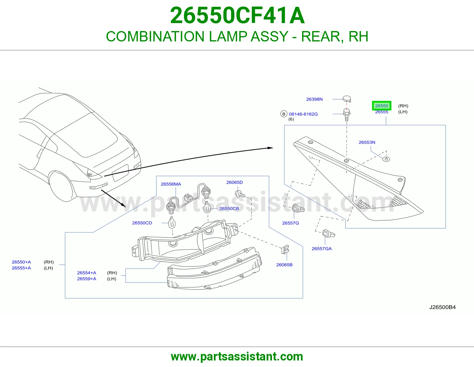 اشاره اسطب خلفي ركن يمين 26550CF41A