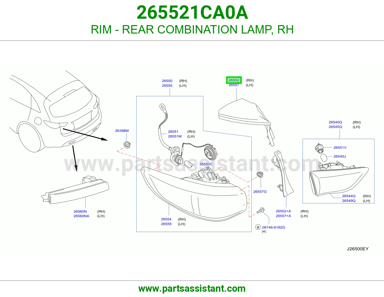 جنط اسطب خلفي يمين 265521CA0A