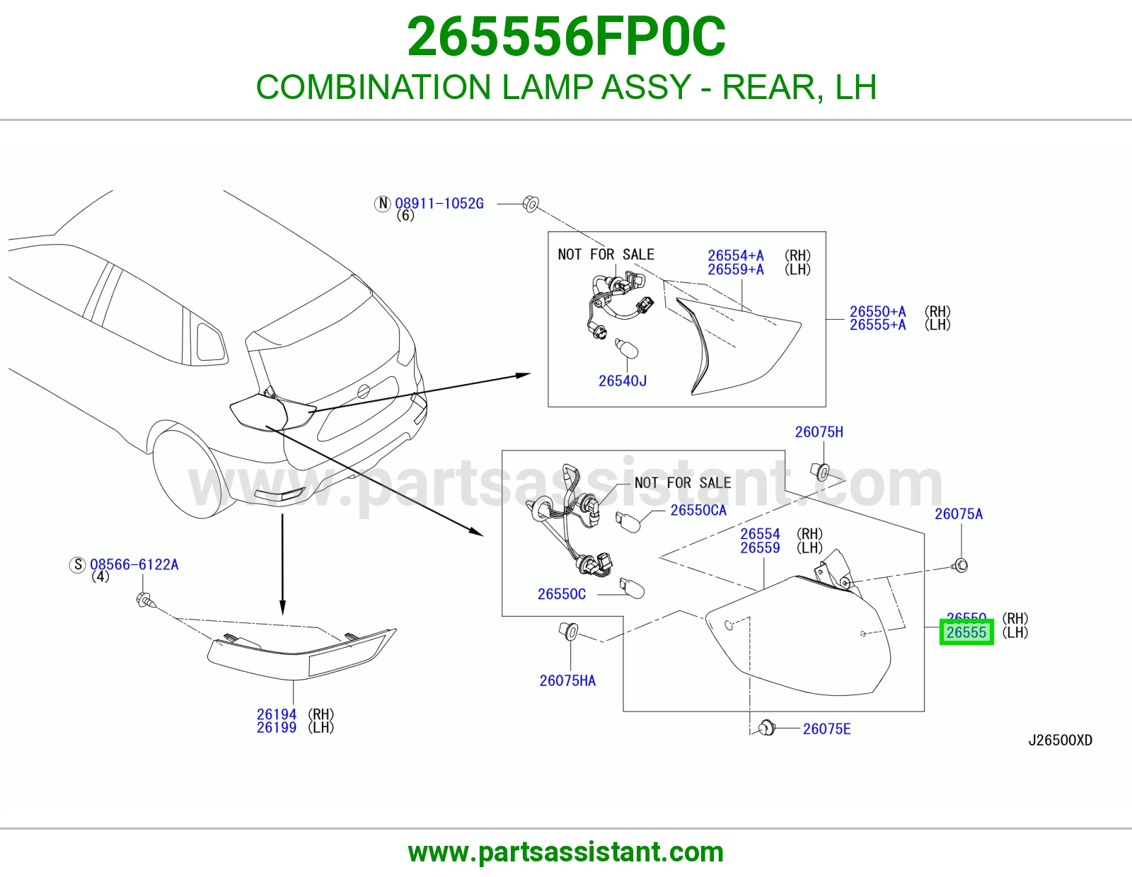 اسطب خلفي يسار 265556FP0C