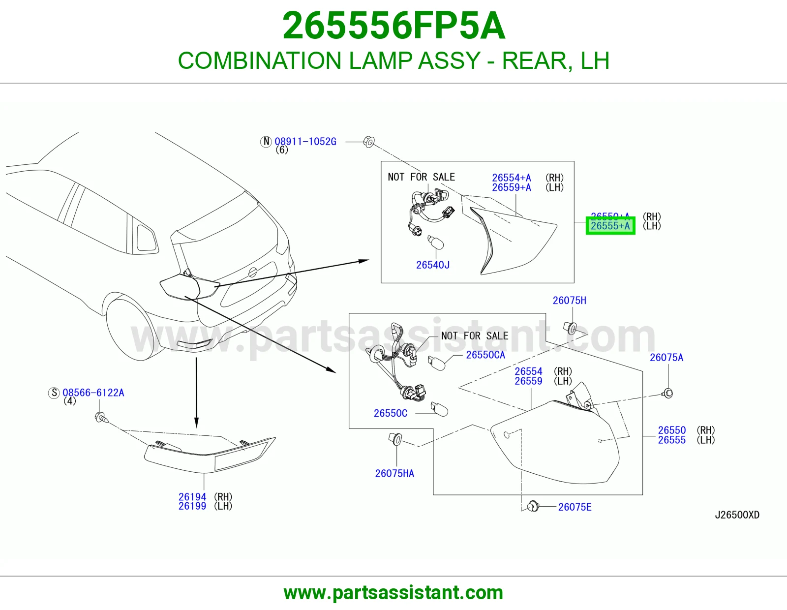 اسطب خلفي يسار 265556FP5A