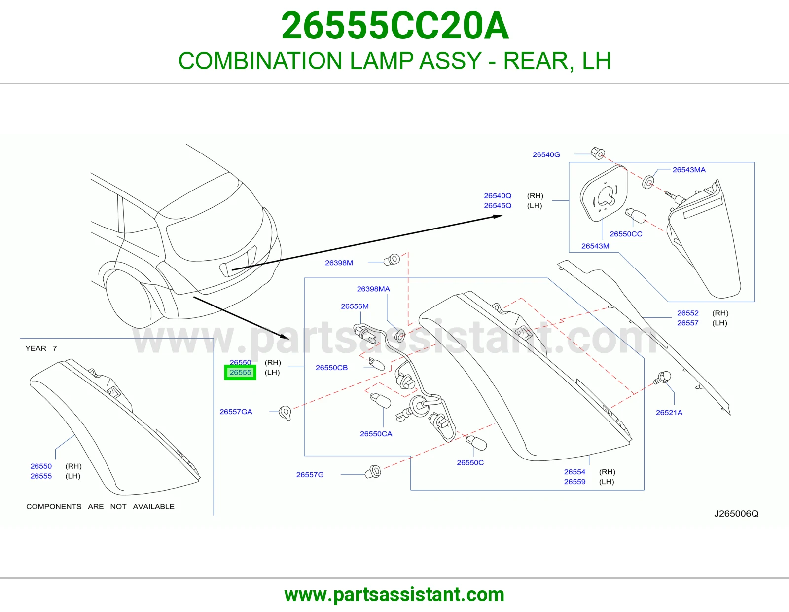 اسطب خلفي يسار 26555CC20A