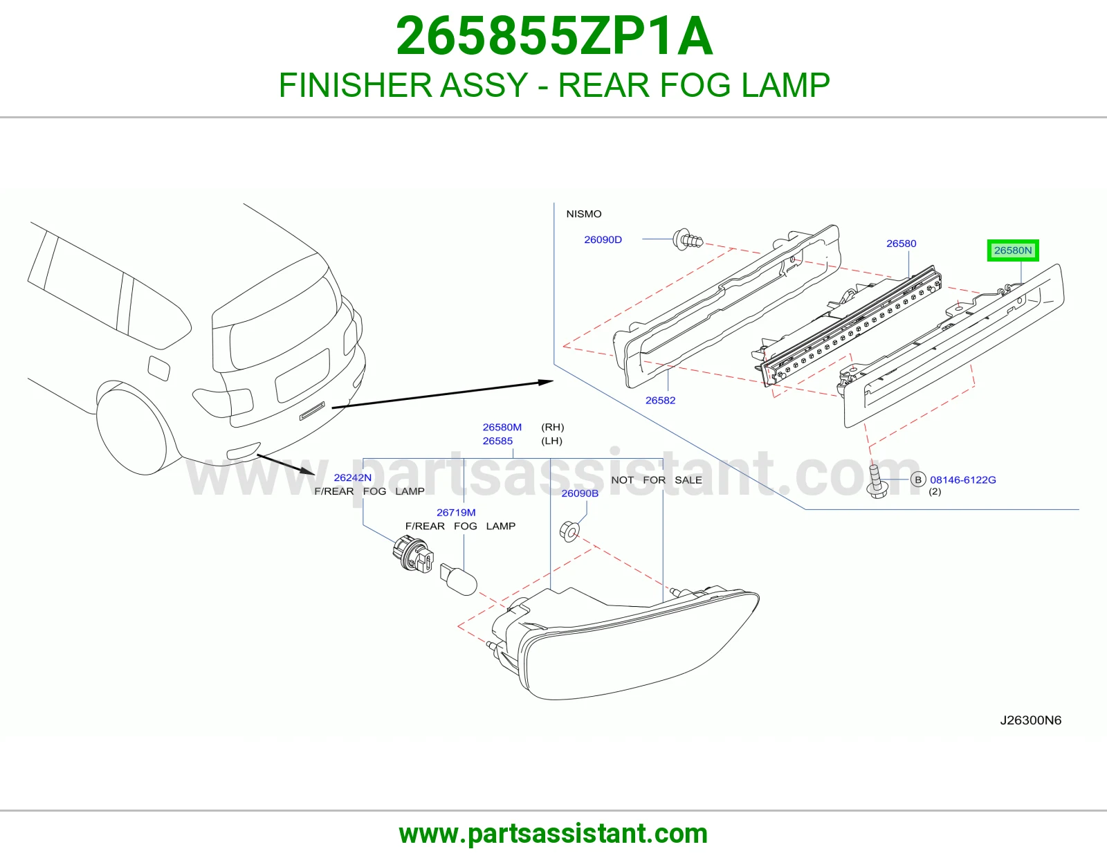 تلبيسة كشاف صدام خلفي كاملة 265855ZP1A