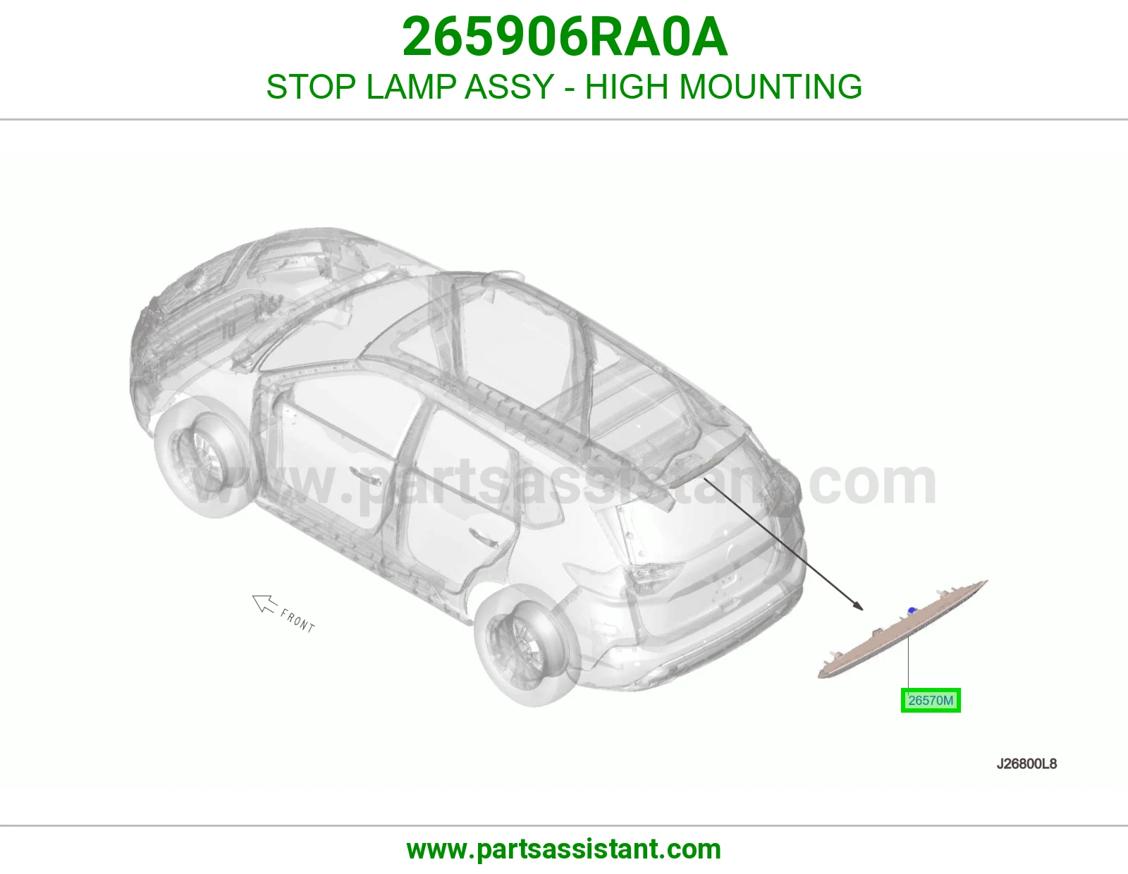 لمبة ستوب فوق كاملة 265906RA0A