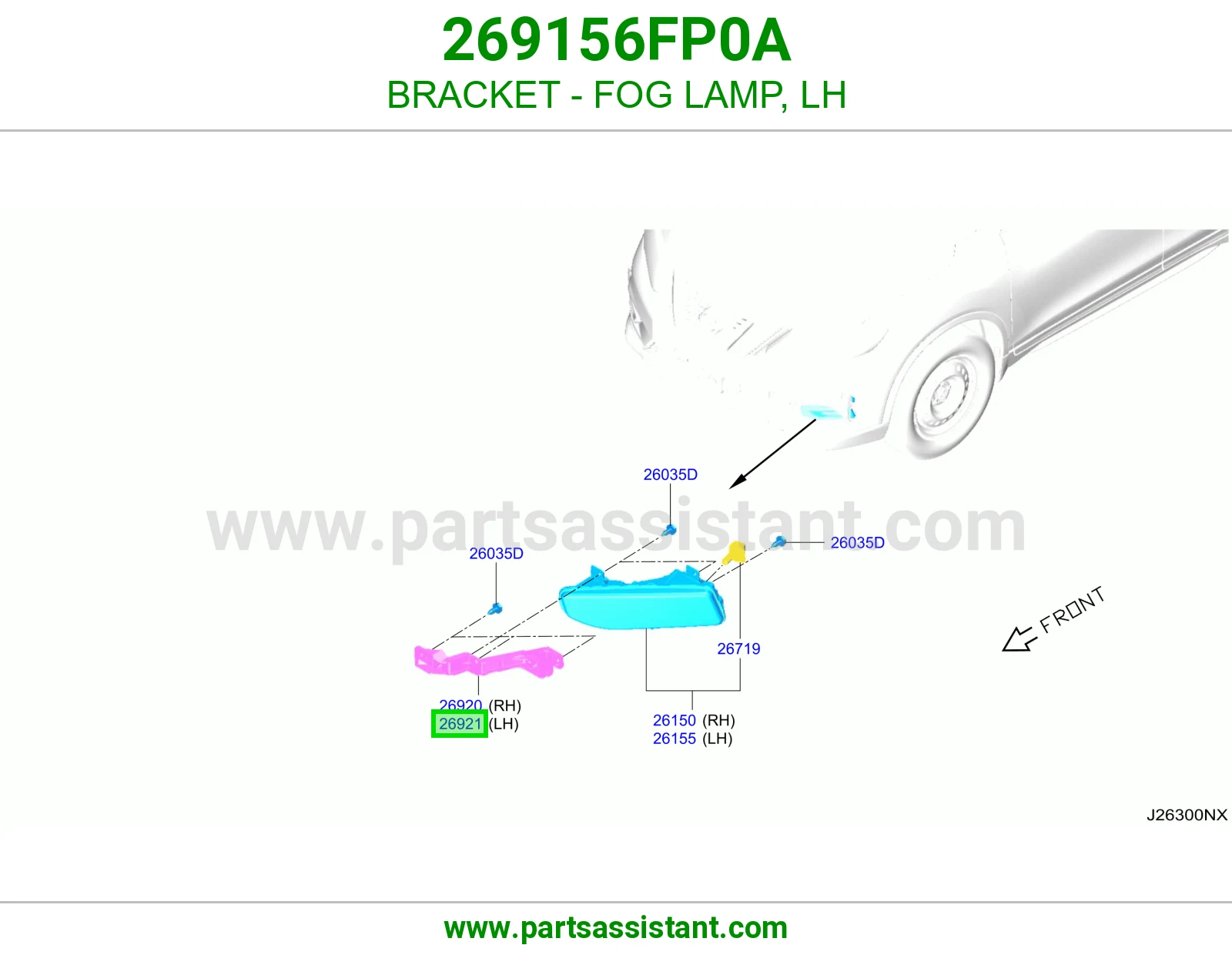 قاعده كشاف صدام يسار 269156FP0A