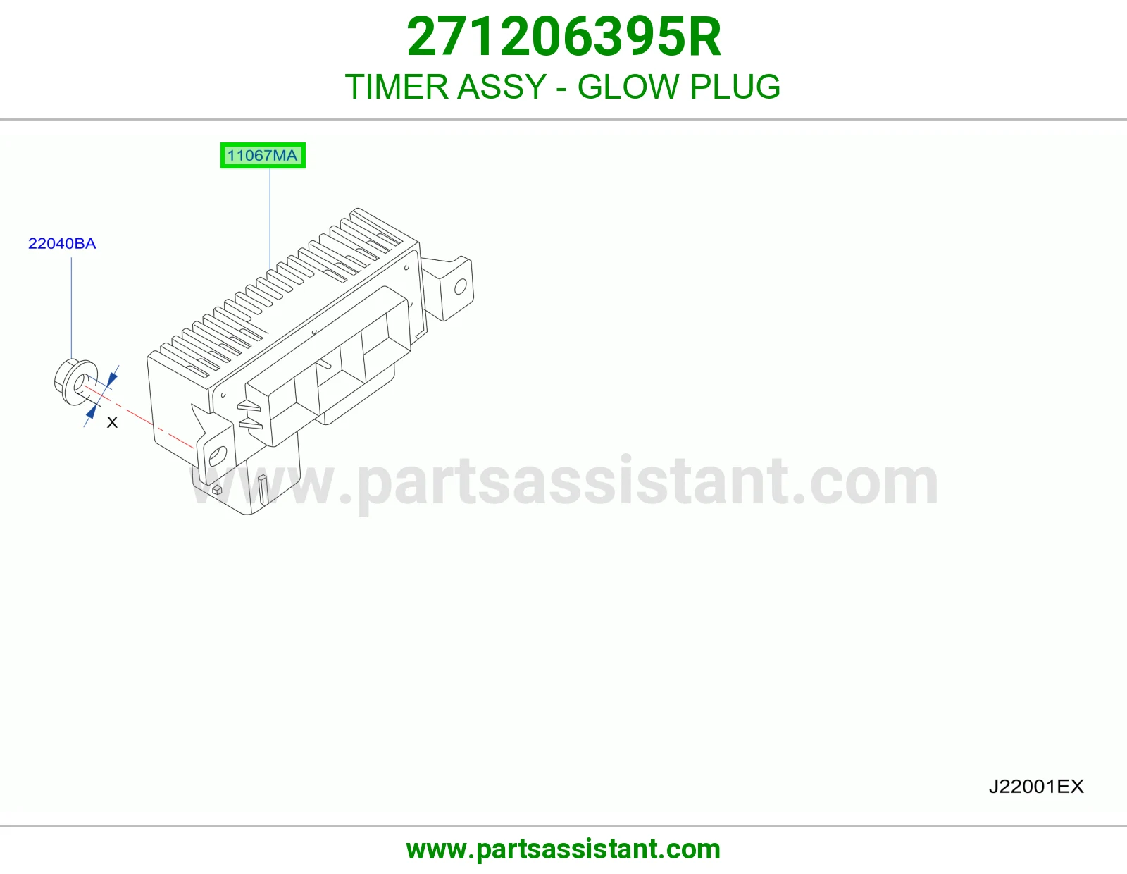 ترمستات ديزل 271206395R