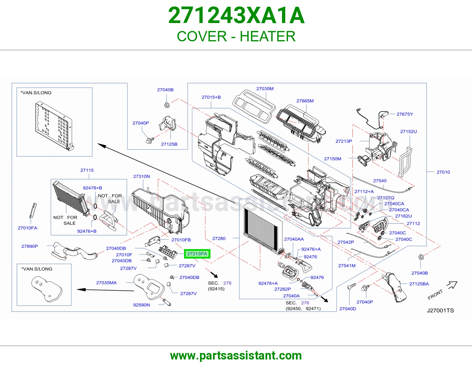 غطاء دفاية 271243XA1A