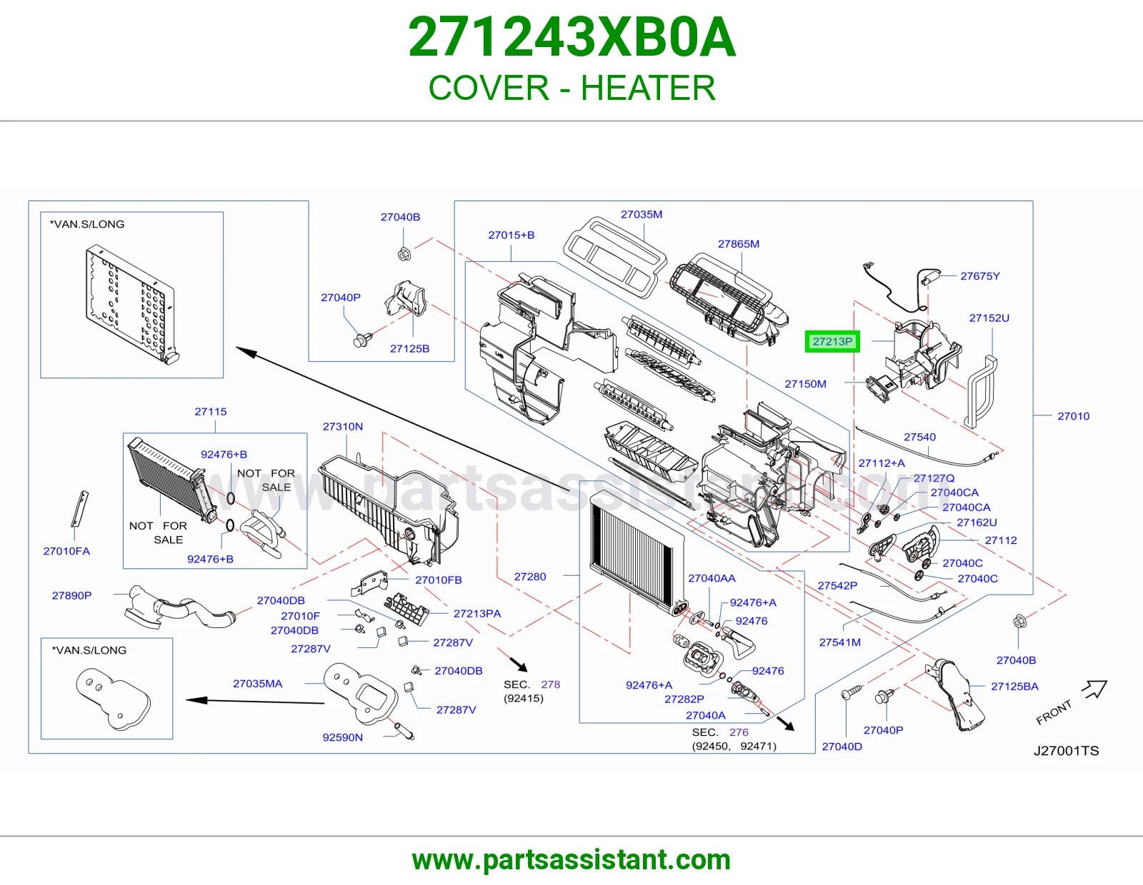 غطاء دفاية 271243XB0A