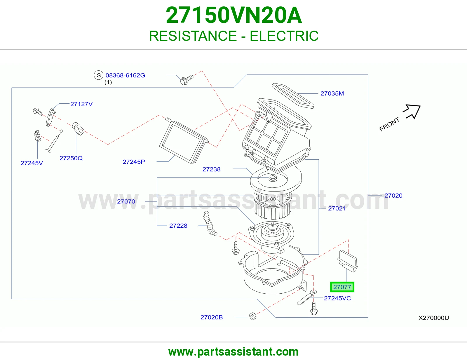 ترمستات حساس مكيف 27150VN20A
