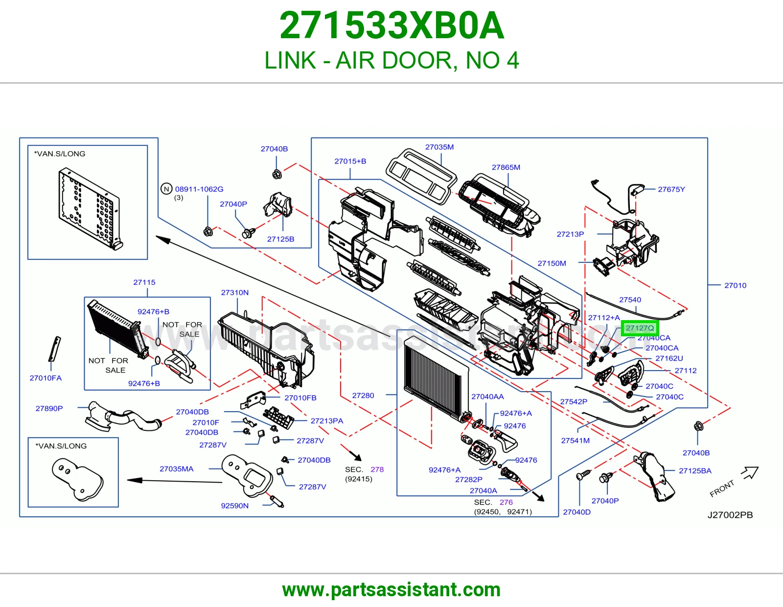 وصلة بوابة الهواء رقم 4 271533XB0A