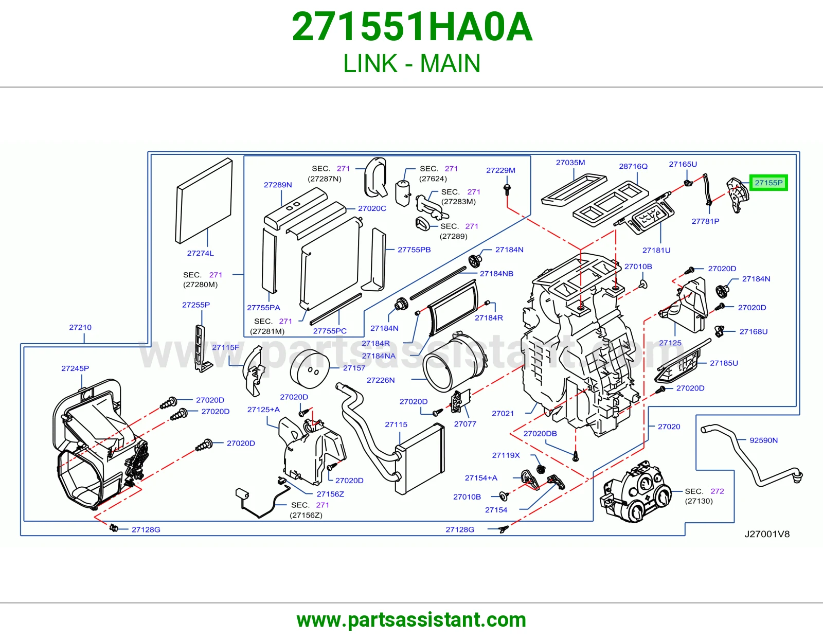 وصلة رئيسي 271551HA0A