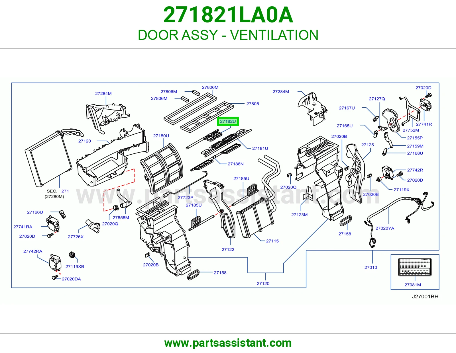 باب تهوية كامل 271821LA0A