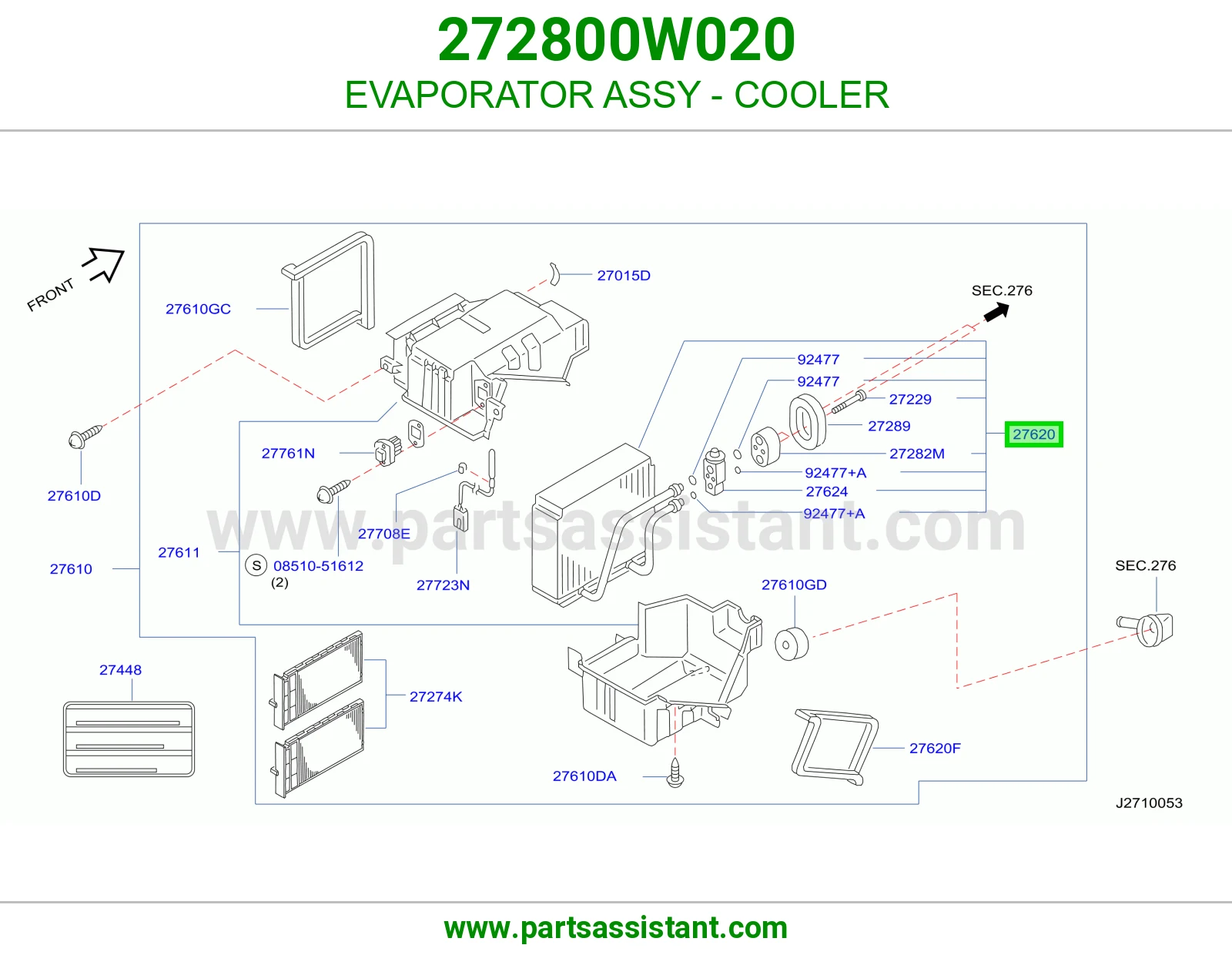 ثلاجه مكيف 272800W020