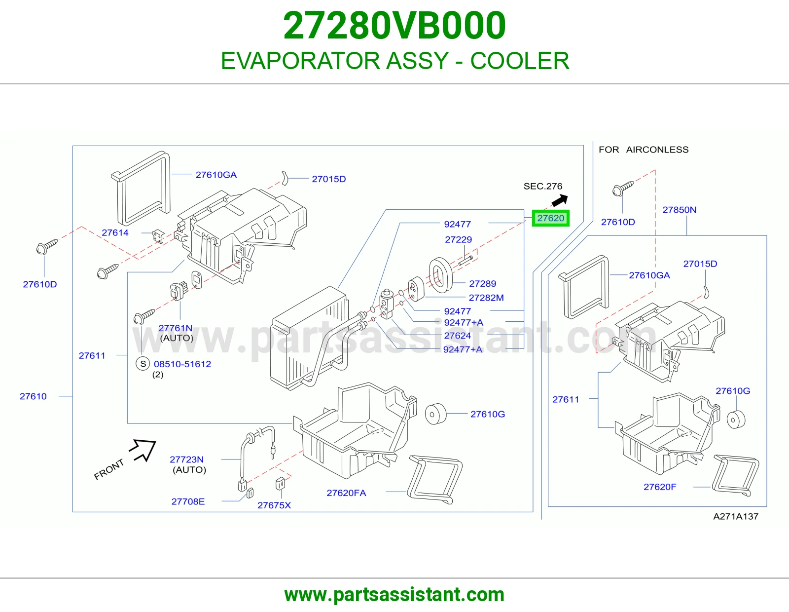 ثلاجه مكيف 27280VB000
