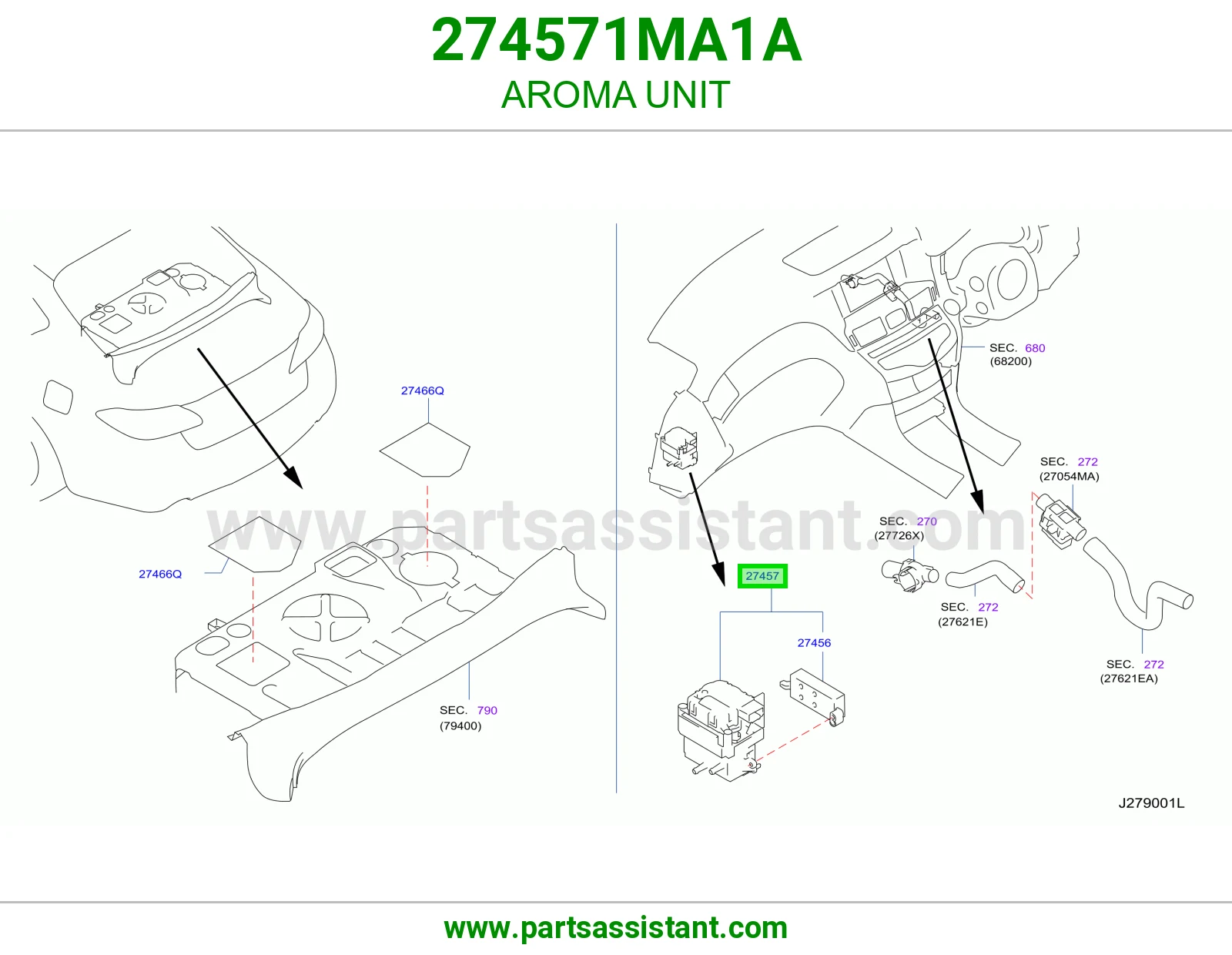 وحدة تعطير 274571MA1A