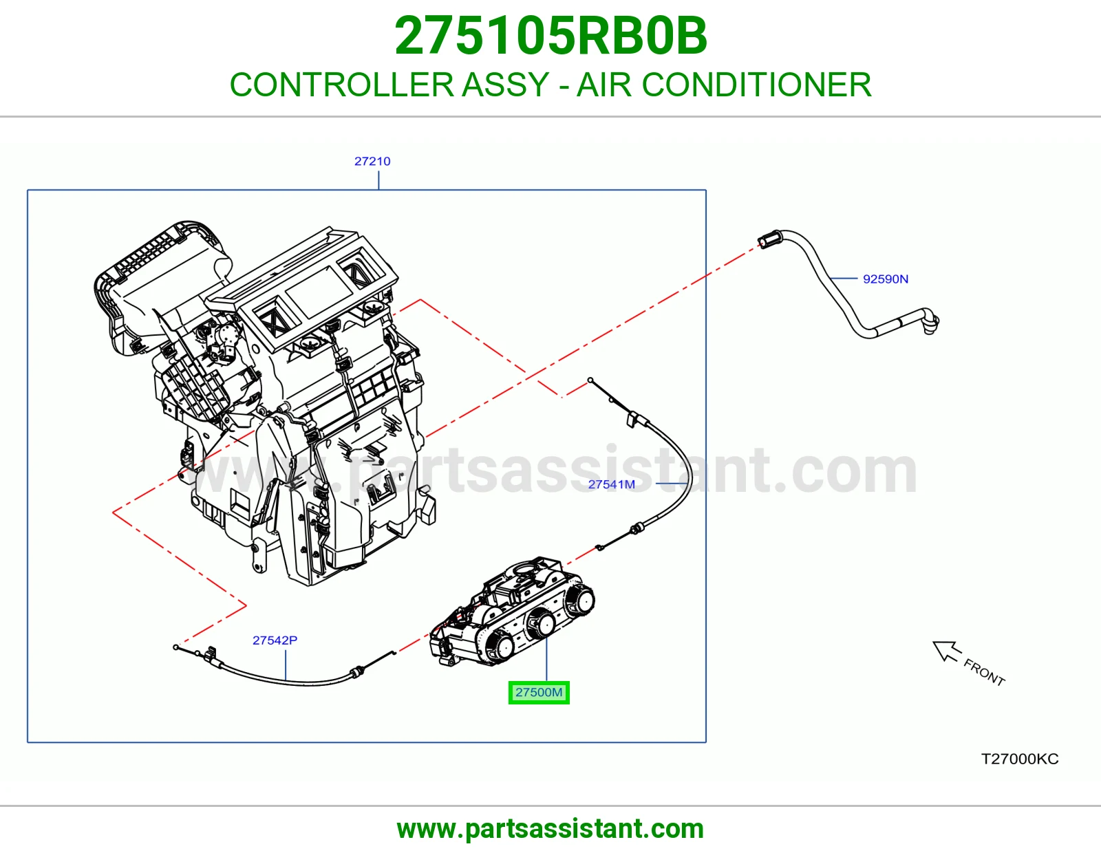 مفتاح مكيف ب قاعده 275105RB0B
