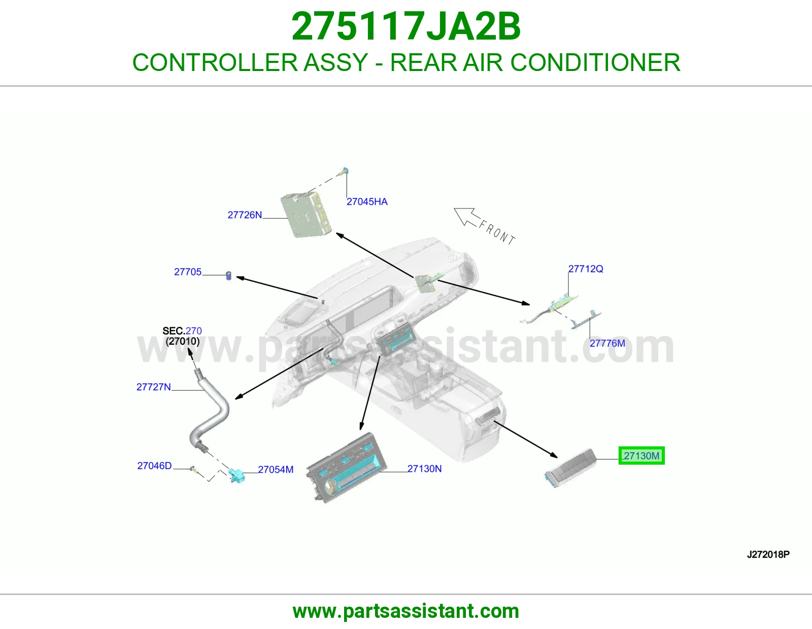مفتاح مكيف كامل 275117JA2B