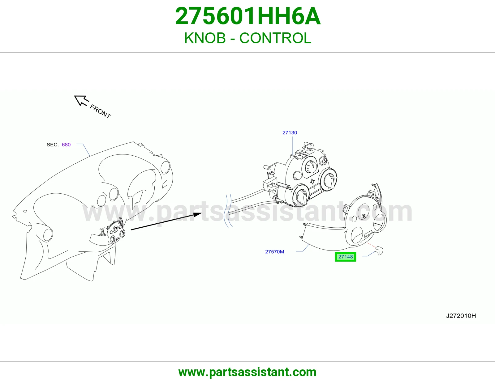 مسكة تحكم 275601HH6A