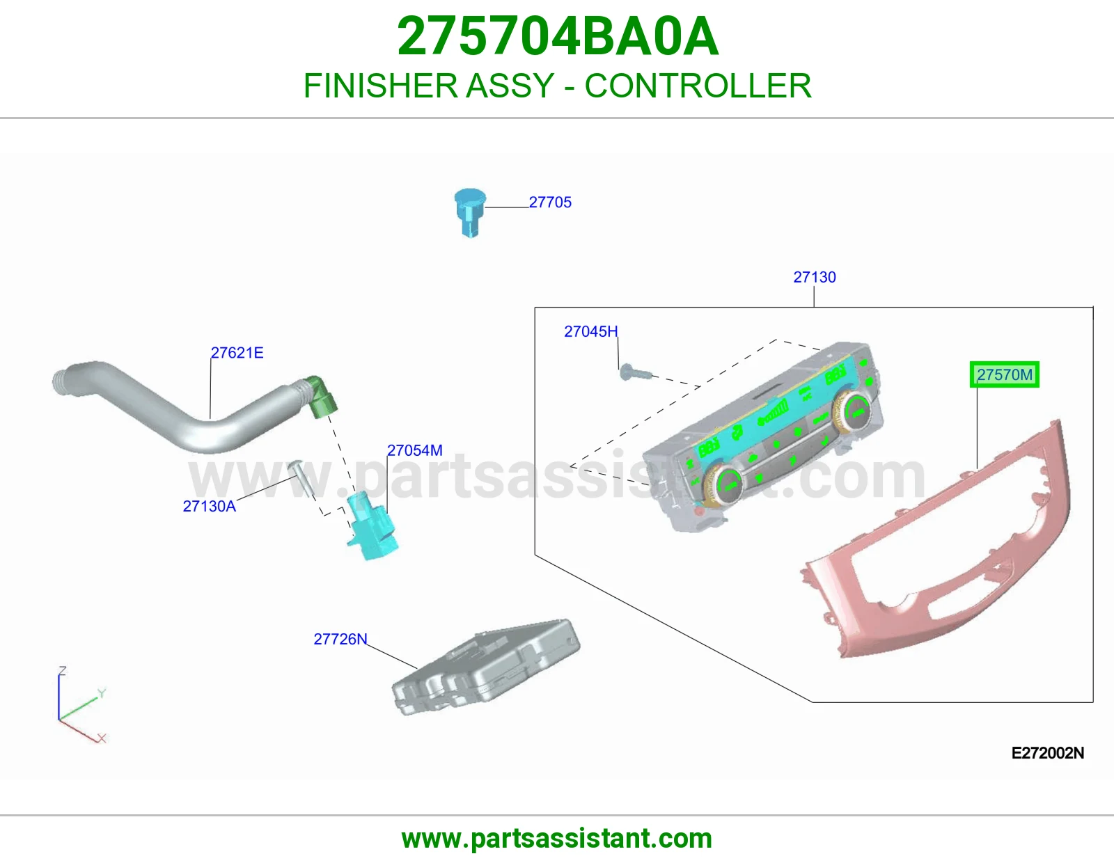 تلبيسة وحدة تحكم كاملة 275704BA0A