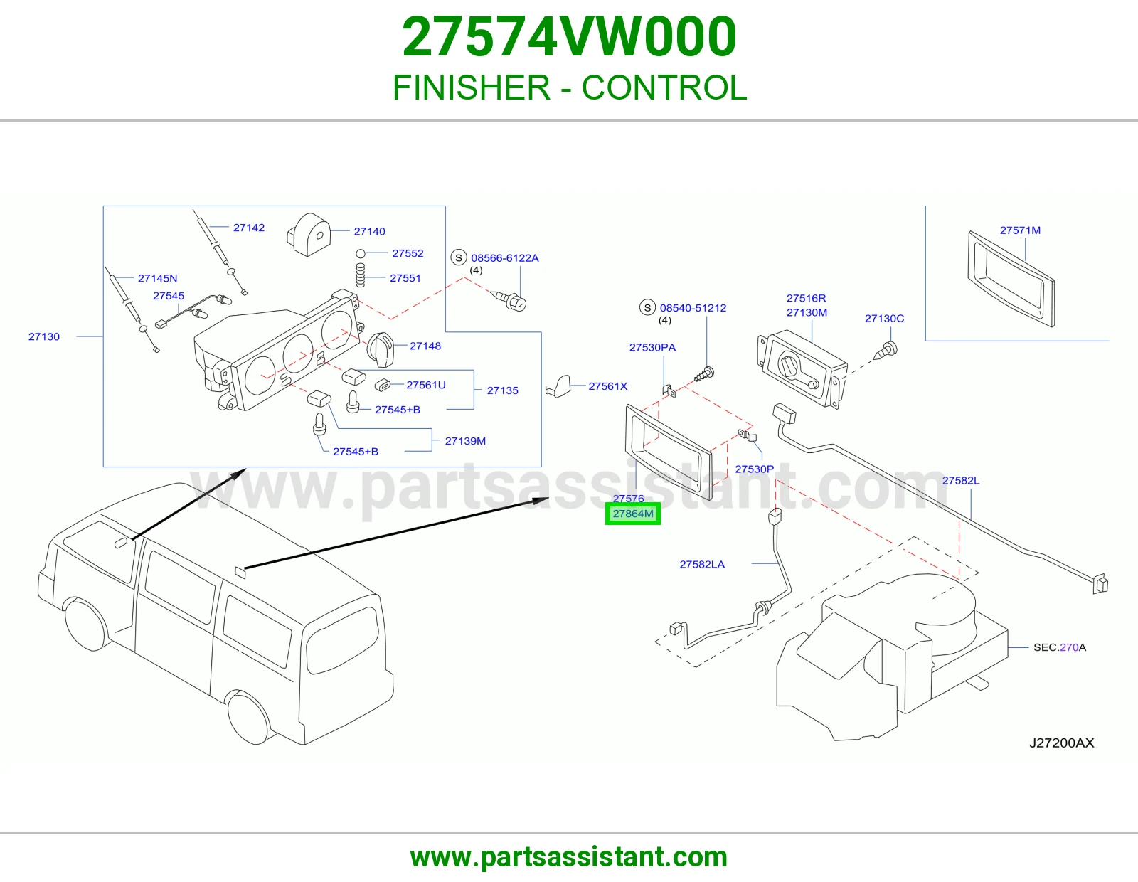 تلبيسة تحكم 27574VW000