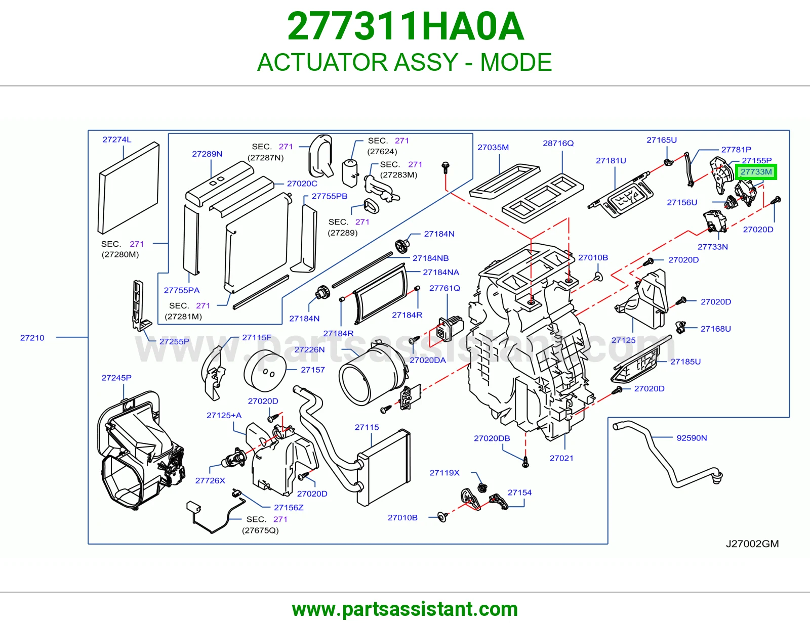 تمتيك وضع كامل 277311HA0A