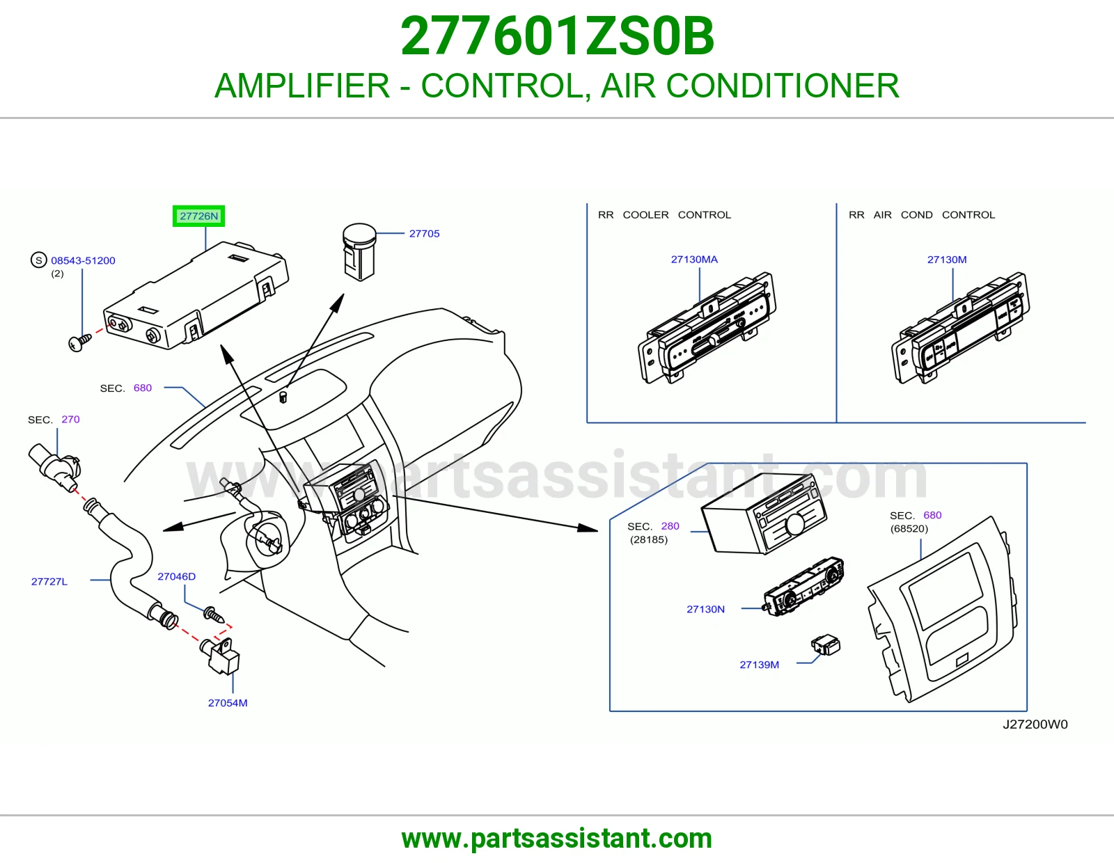 أمبلفاير تحكم مكيف 277601ZS0B