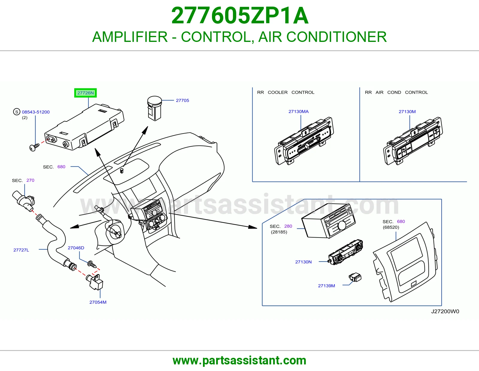 أمبلفاير تحكم مكيف 277605ZP1A
