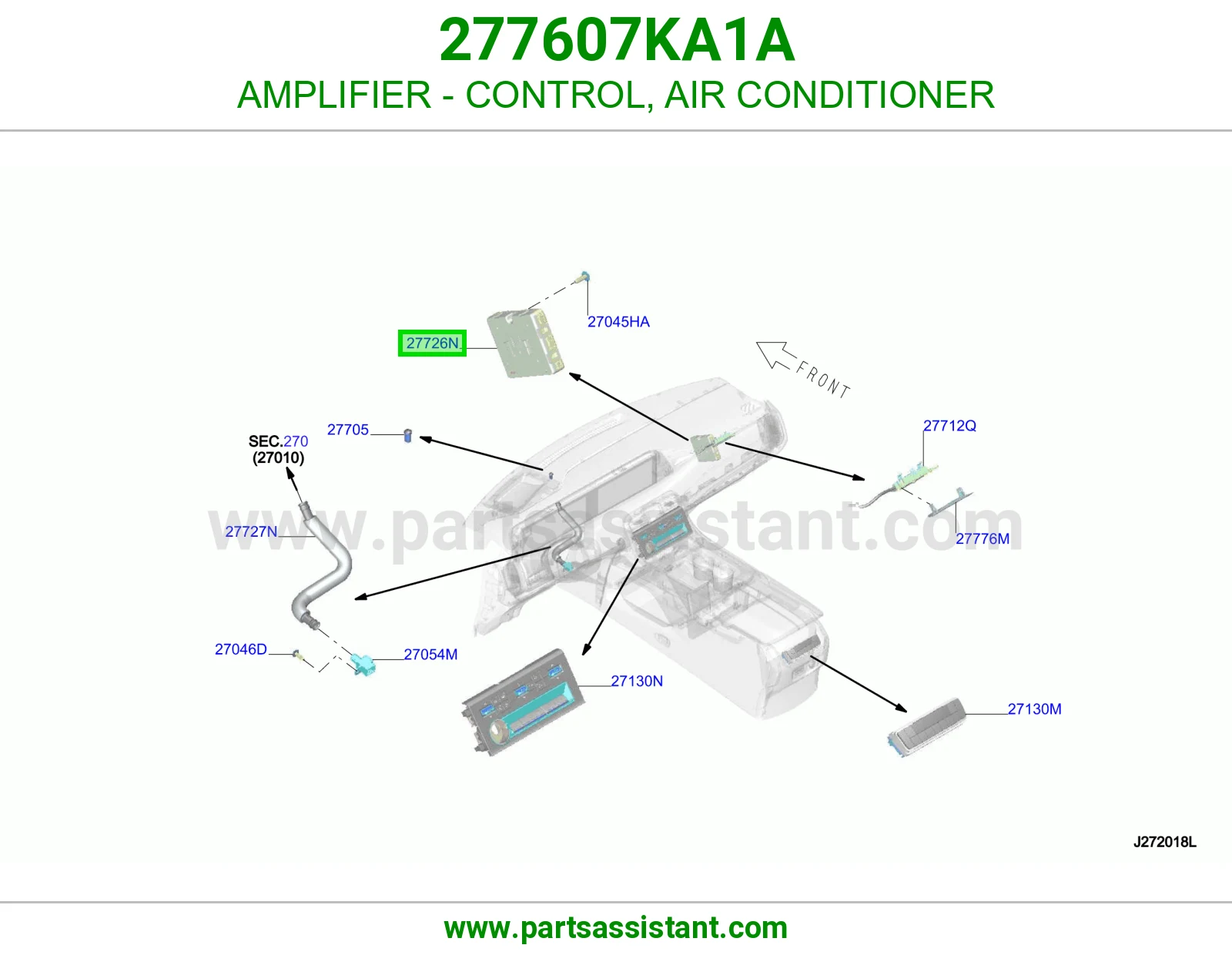 أمبلفاير تحكم مكيف 277607KA1A