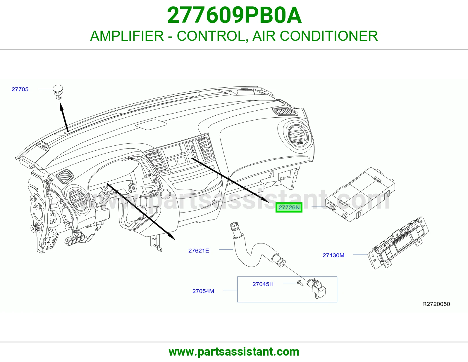 أمبلفاير تحكم مكيف 277609PB0A