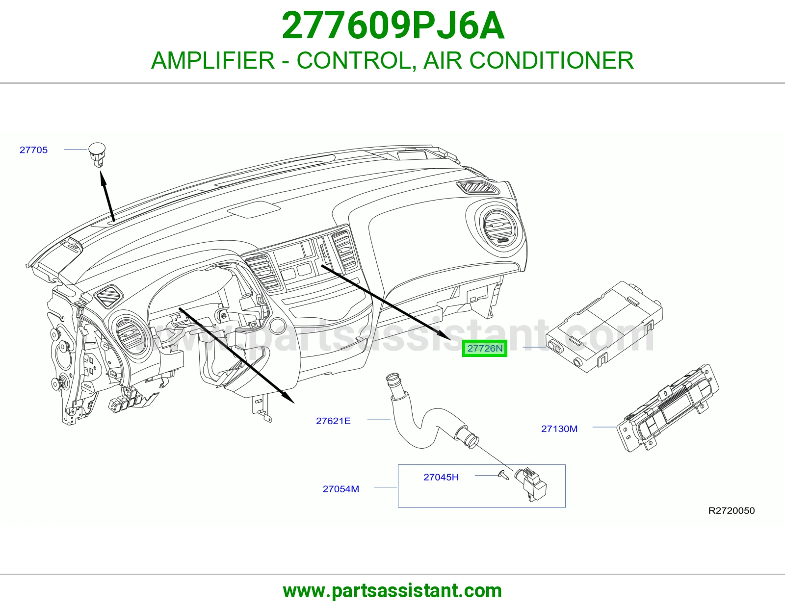 أمبلفاير تحكم مكيف 277609PJ6A