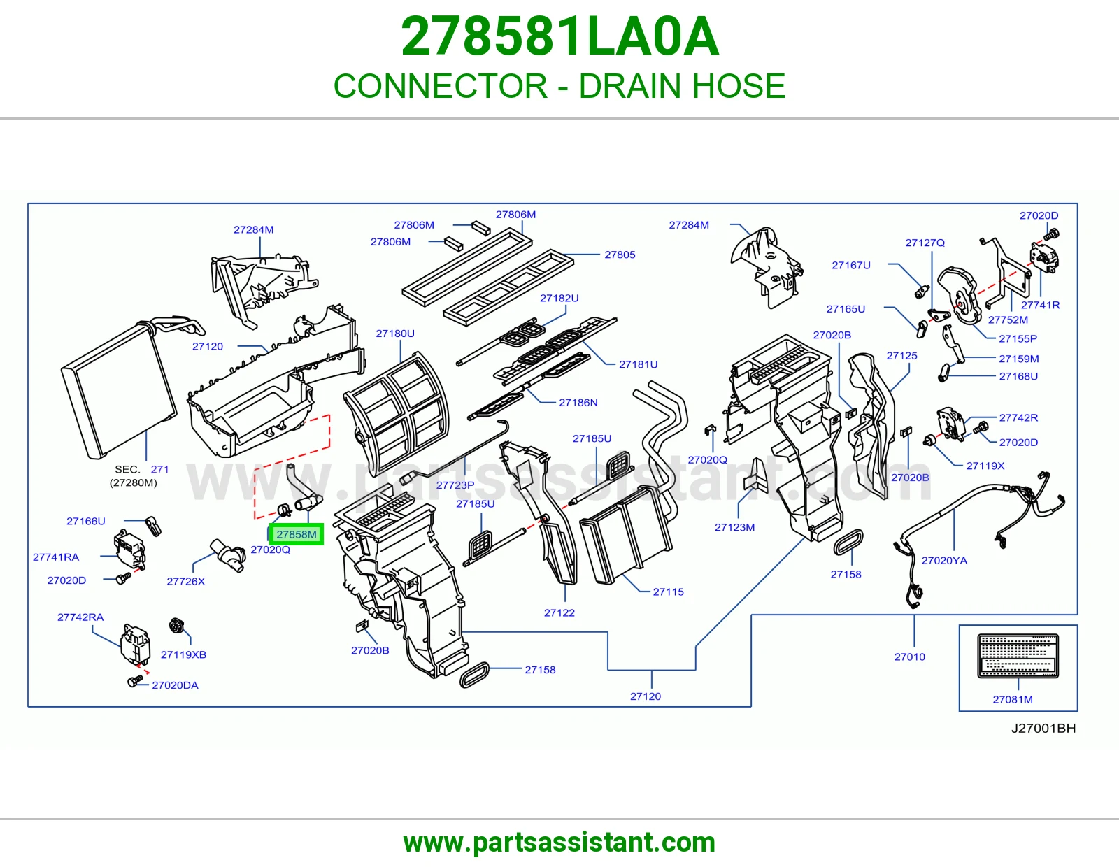فيش لي تصريف 278581LA0A