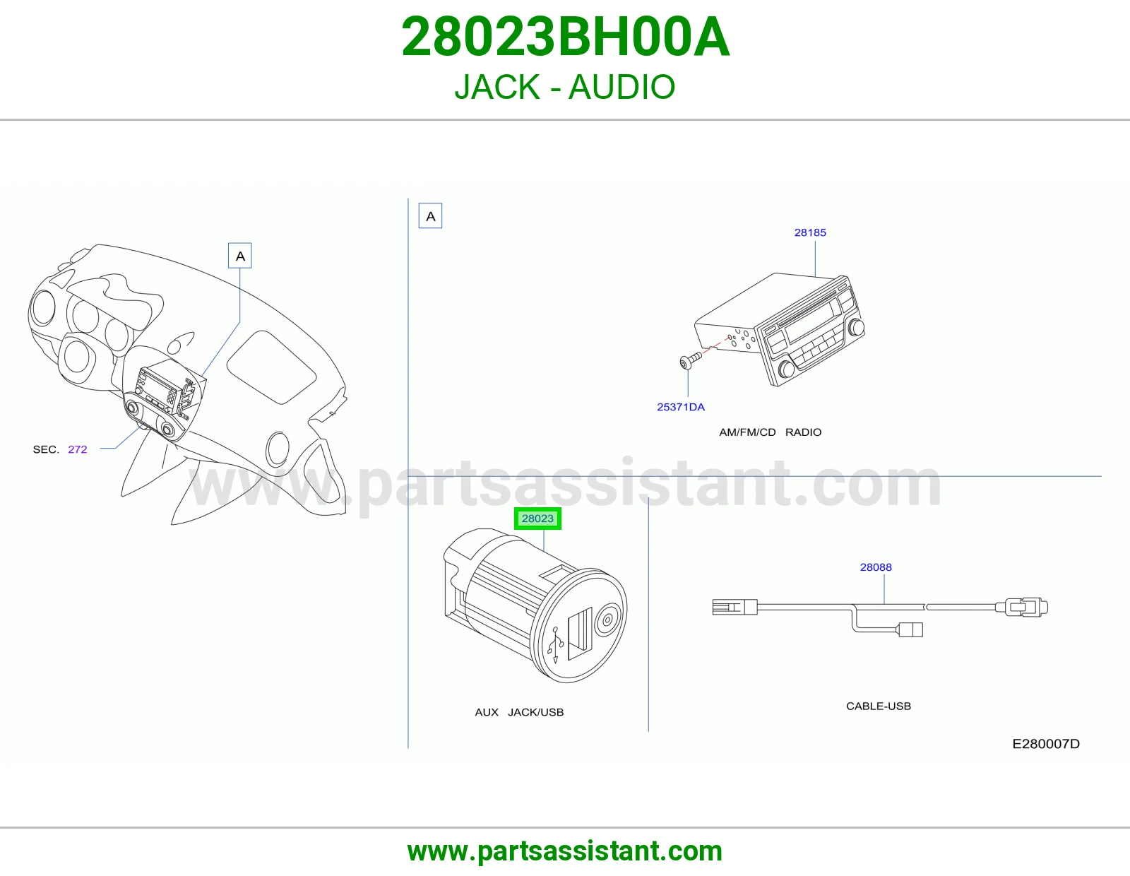ونش مسجل 28023BH00A