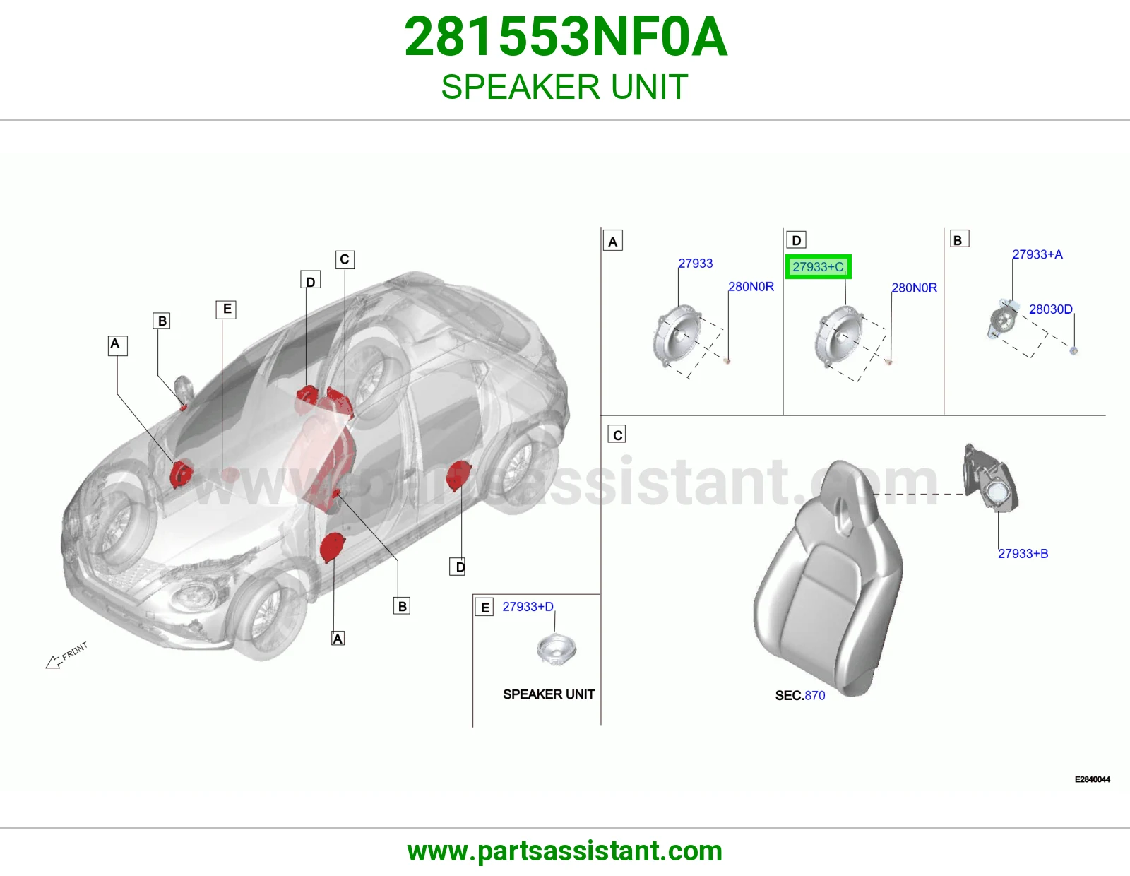 سماعة 281553NF0A