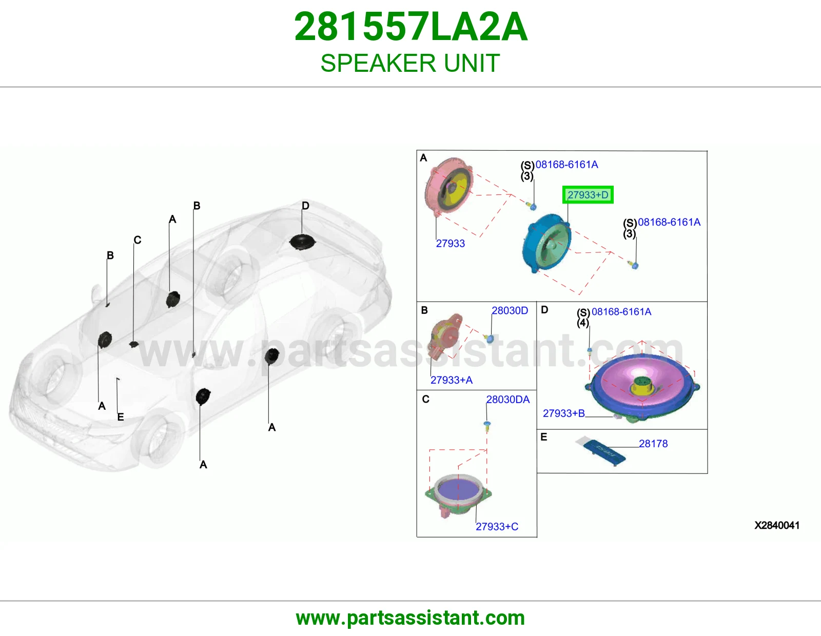 سماعة 281557LA2A