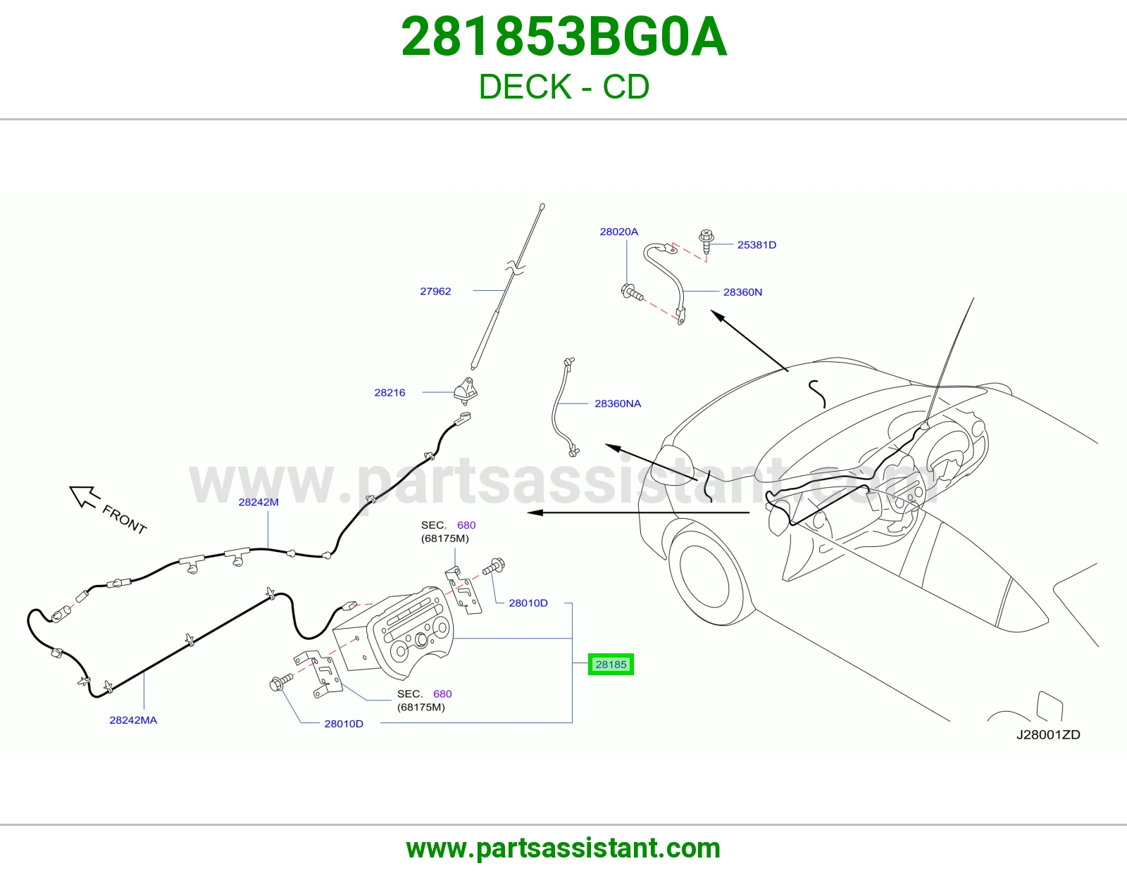 مسجل سي دي 281853BG0A