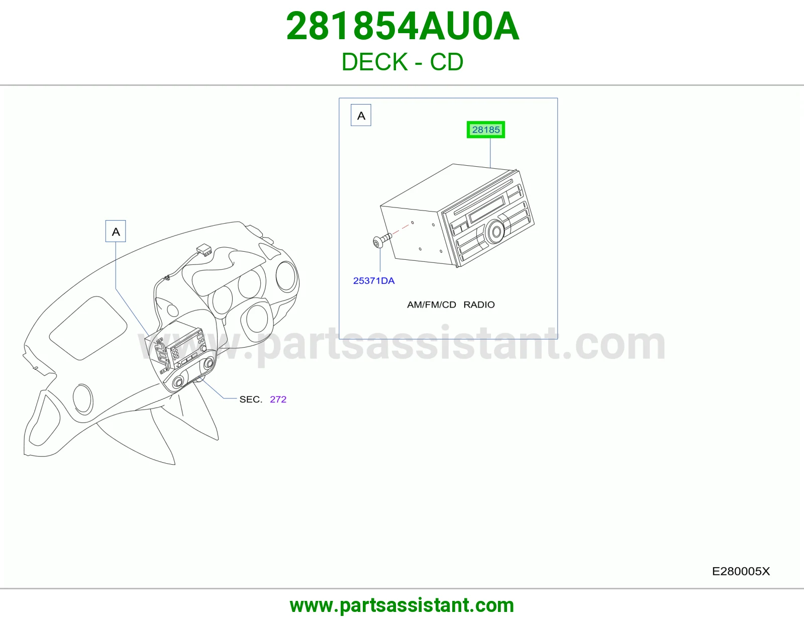 مسجل سي دي 281854AU0A