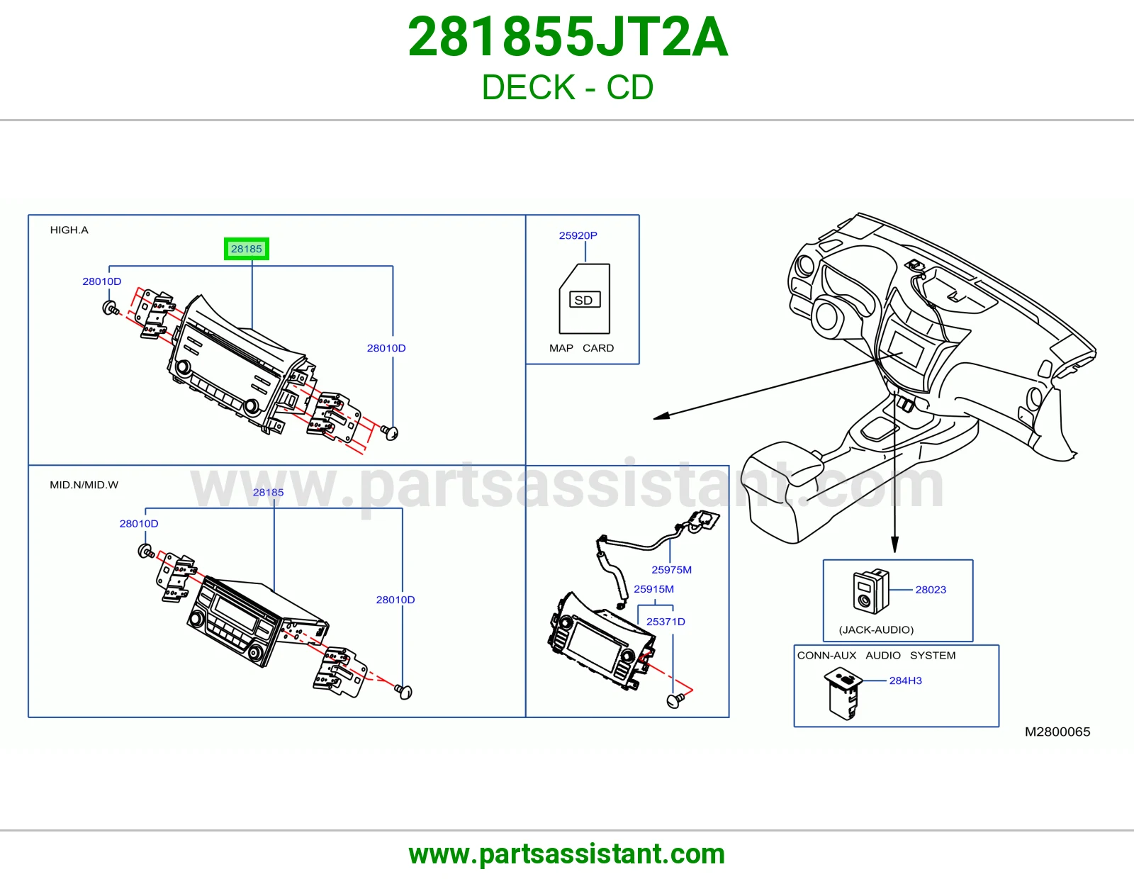 DECK - CD 281855JT2A