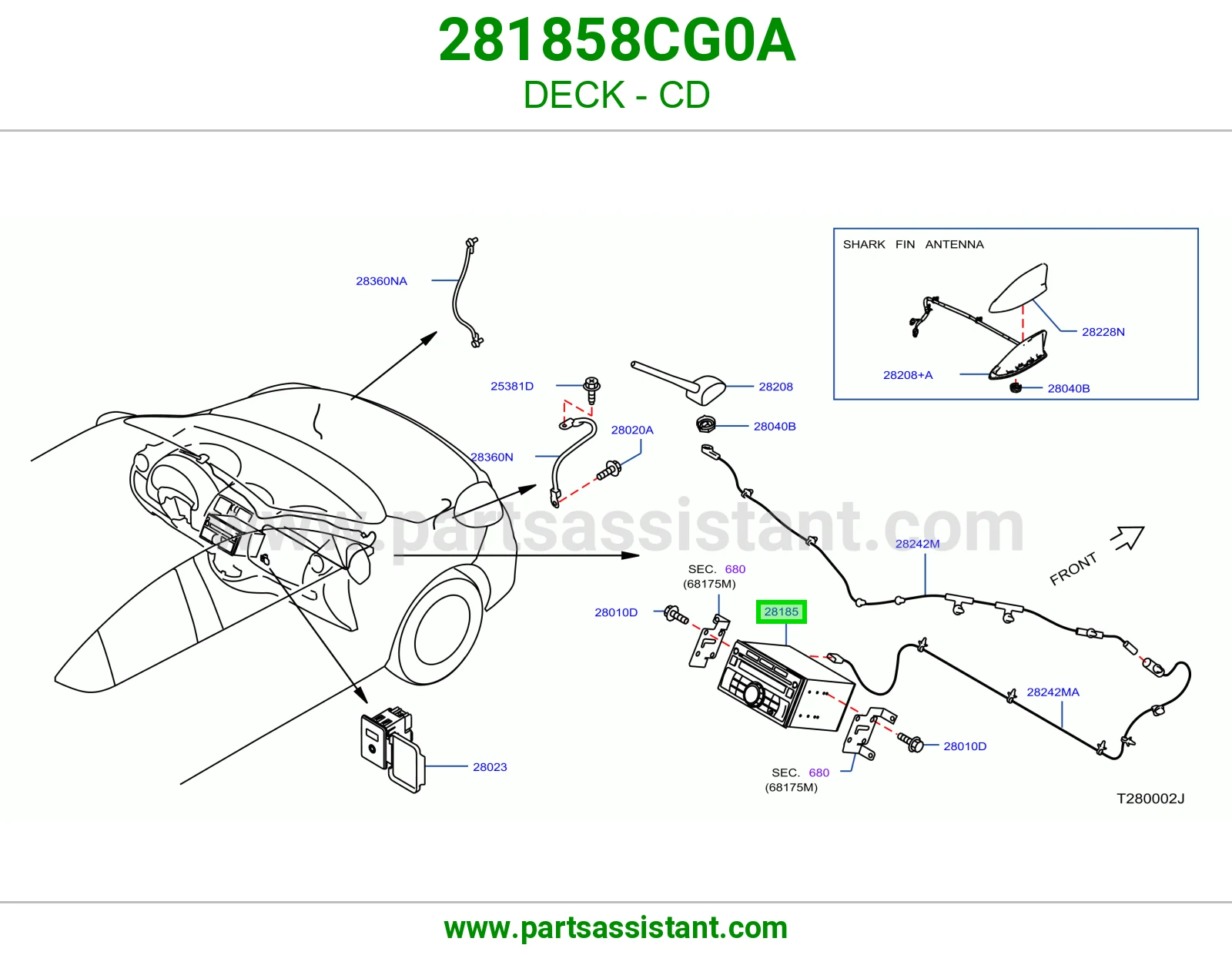 مسجل سي دي 281858CG0A