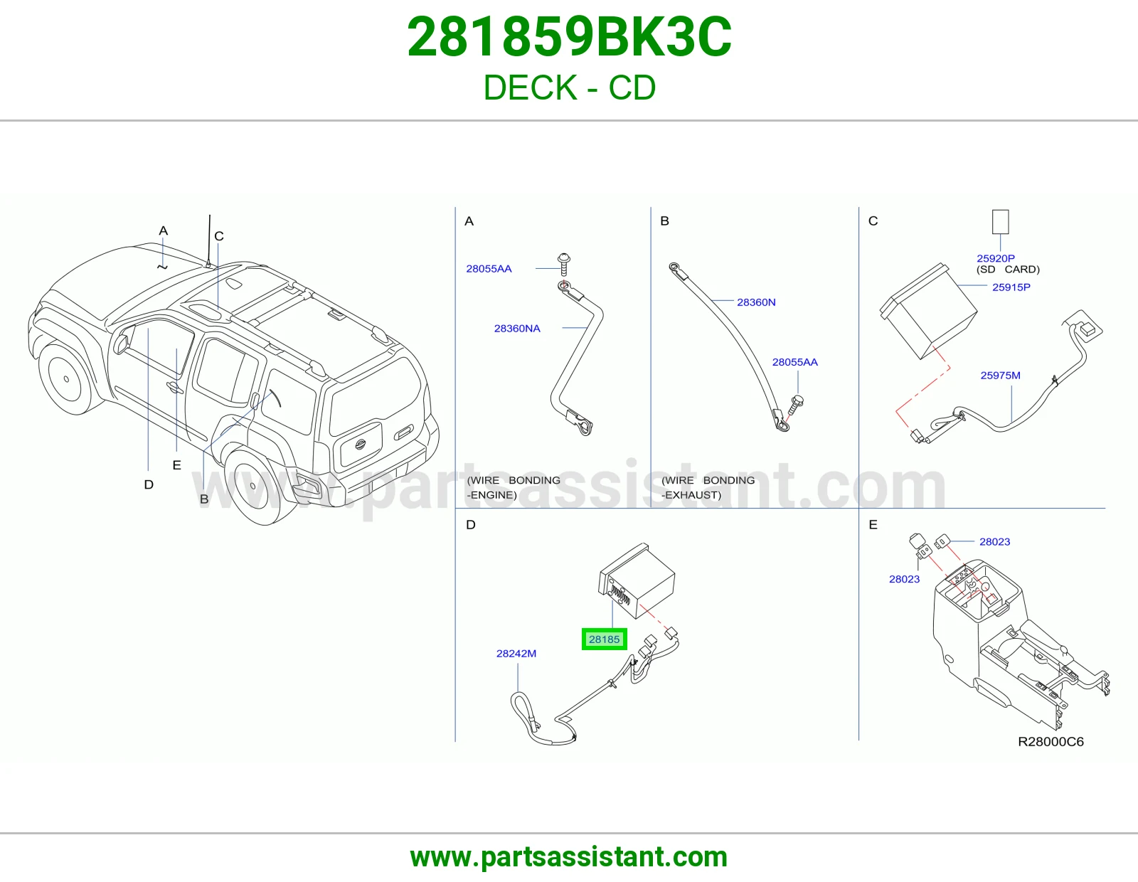 مسجل سي دي 281859BK3C