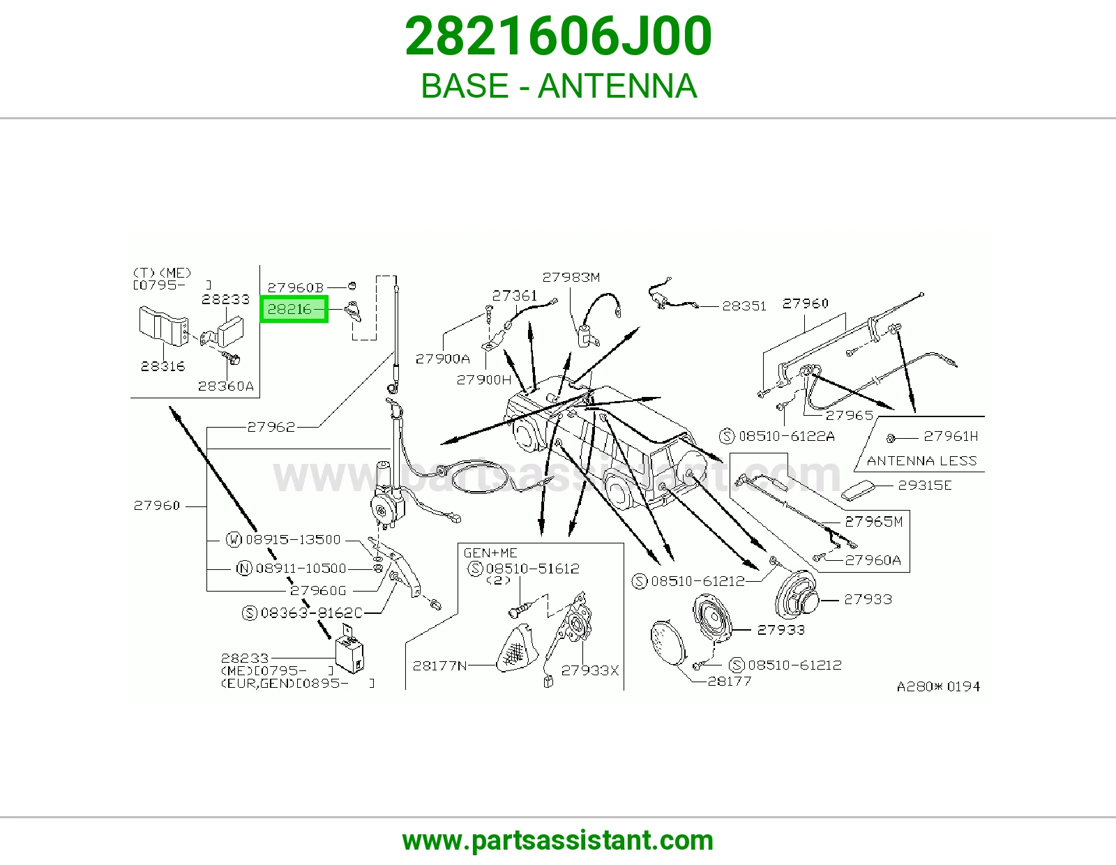قاعدة انتل 2821606J00