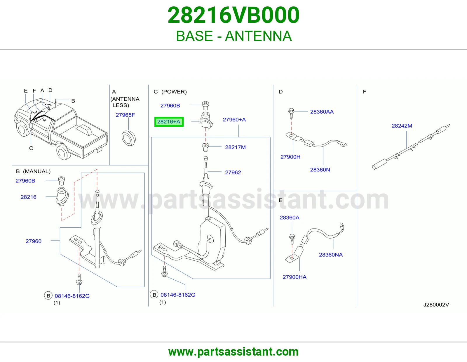 قاعدة انتل 28216VB000