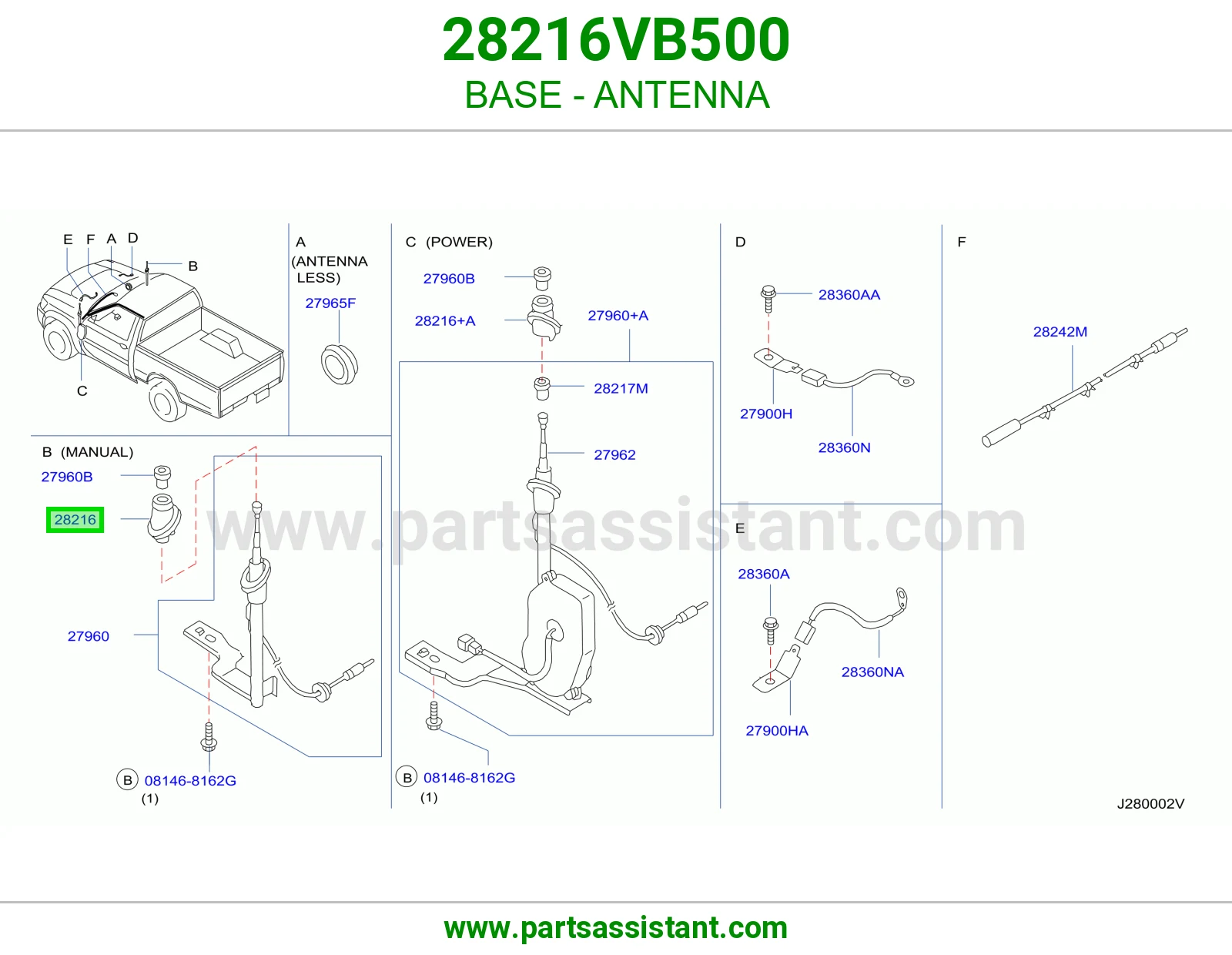 قاعدة انتل 28216VB500