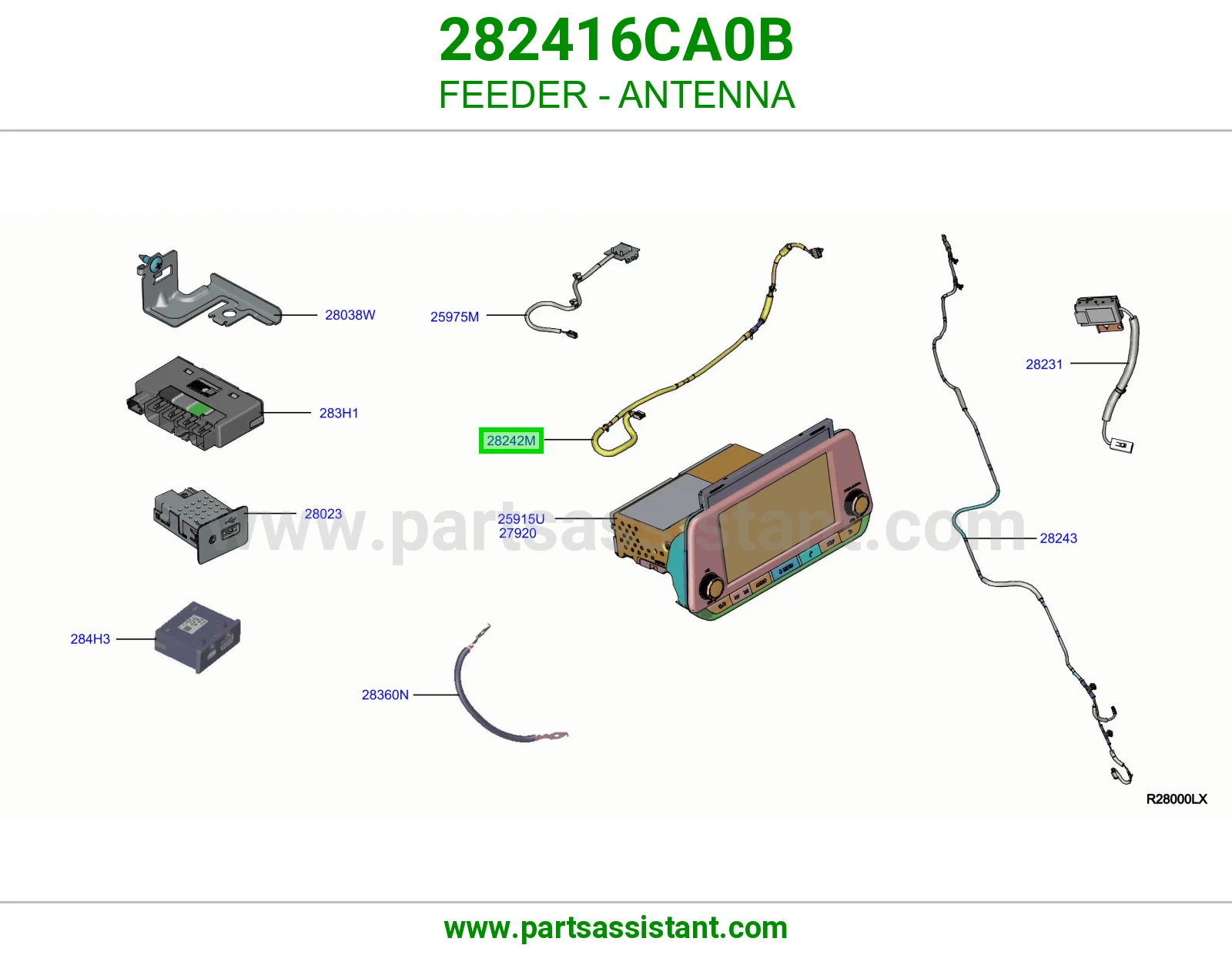 سلك تغذية انتل 282416CA0B