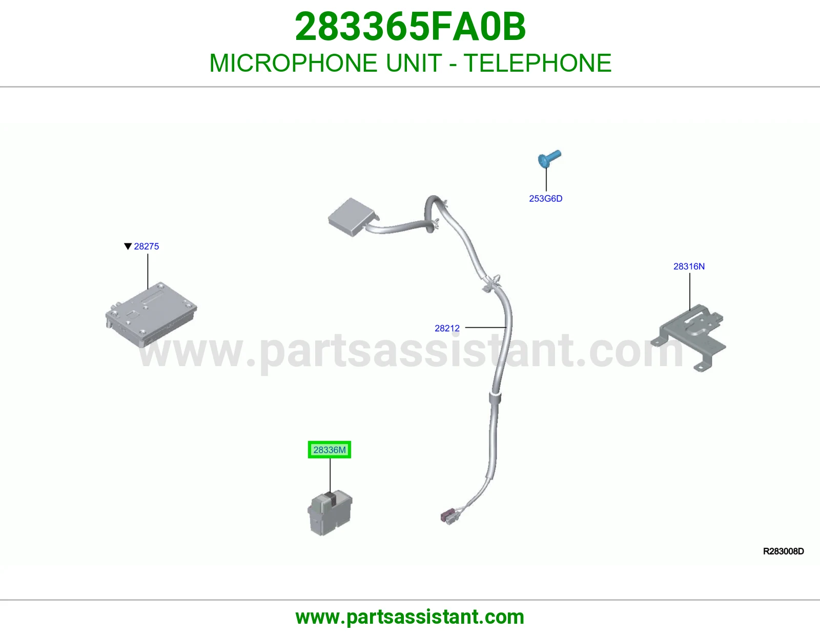 وحدة مايكروفون تلفون 283365FA0B