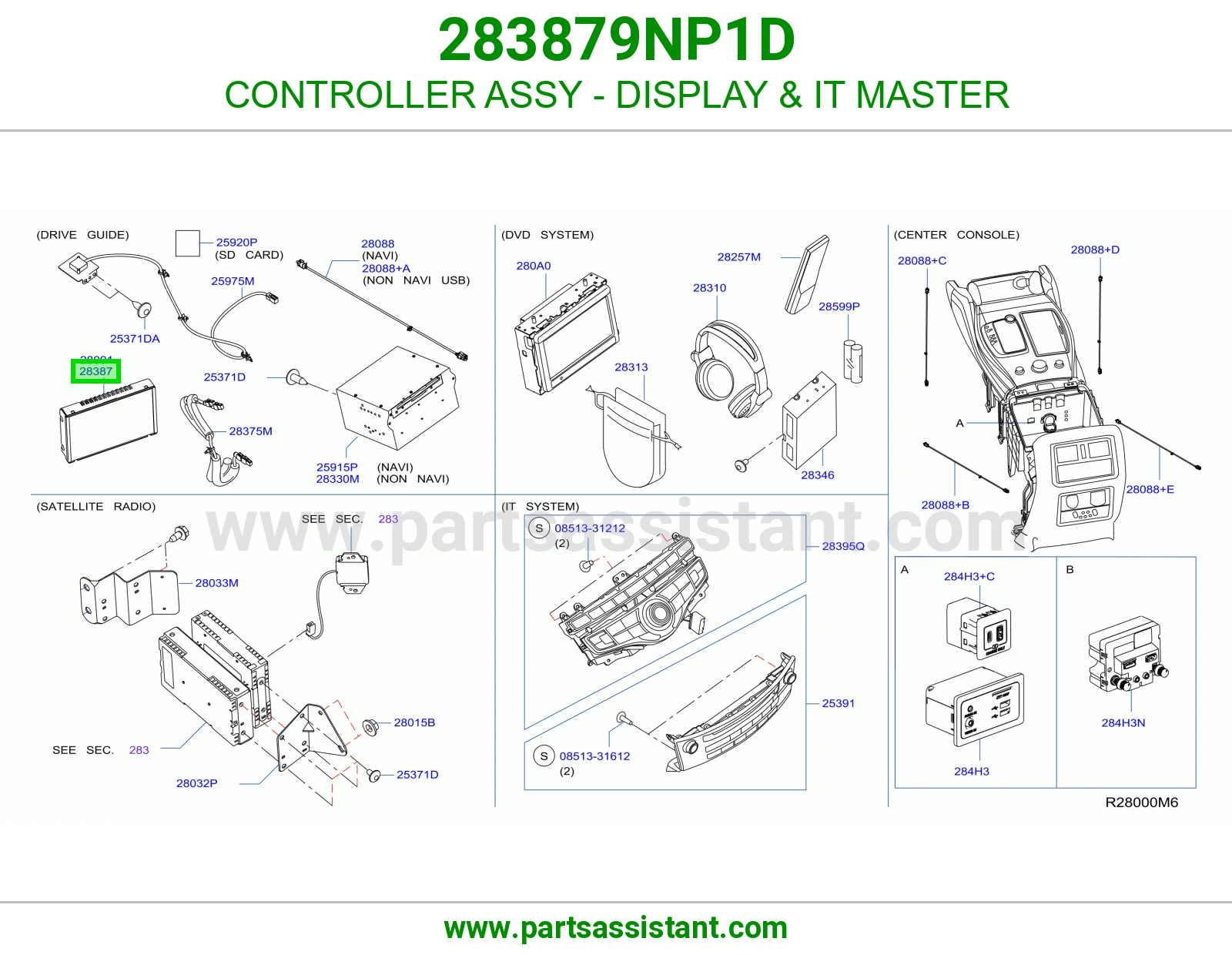 كنترول شاشة ماستر IT كامل 283879NP1D