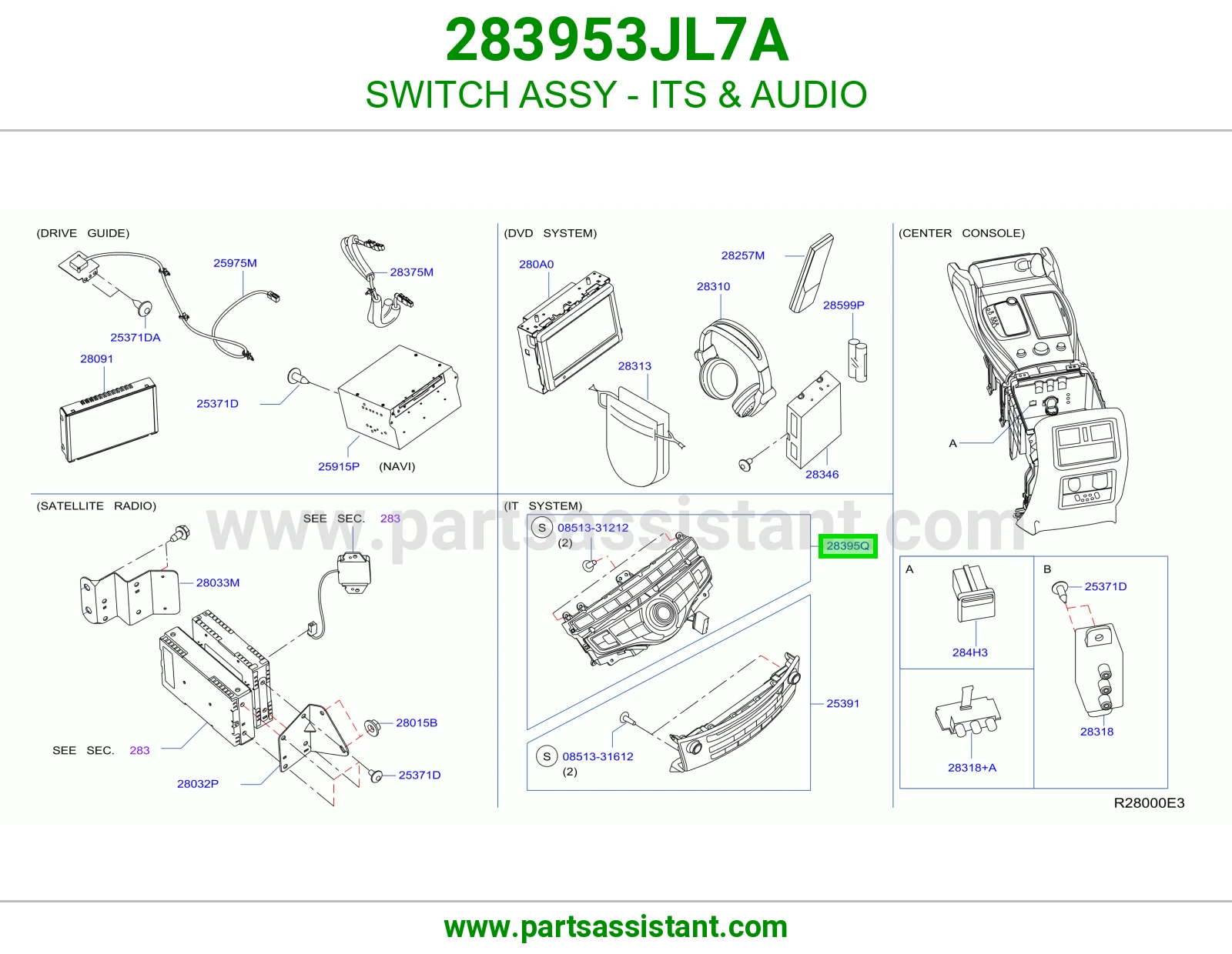 سويتش نظام ITS مسجل كامل 283953JL7A