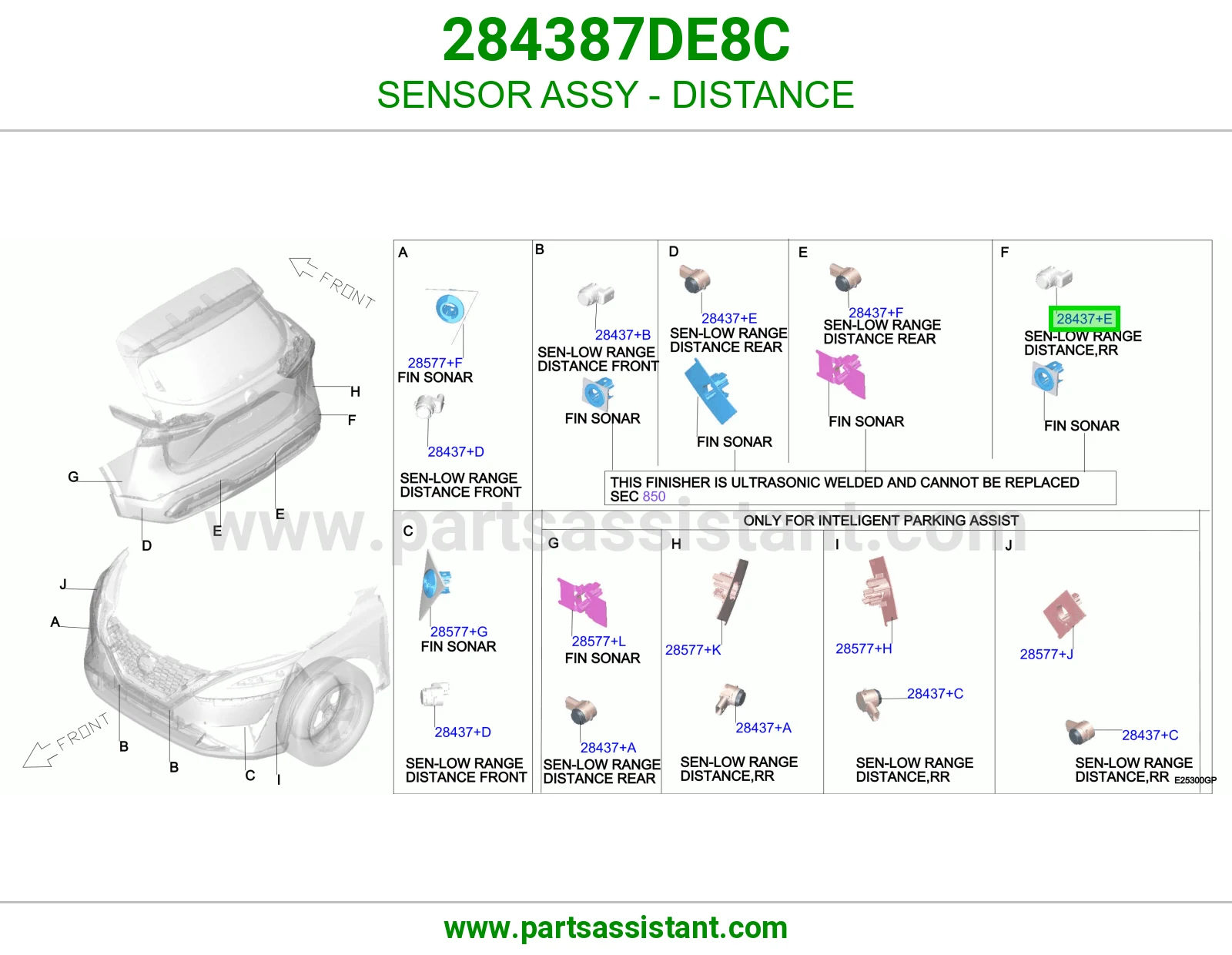 حساس مسافة كامل 284387DE8C