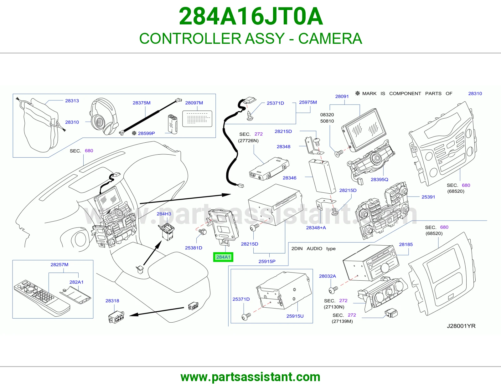 كنترول كاميرا كامل 284A16JT0A