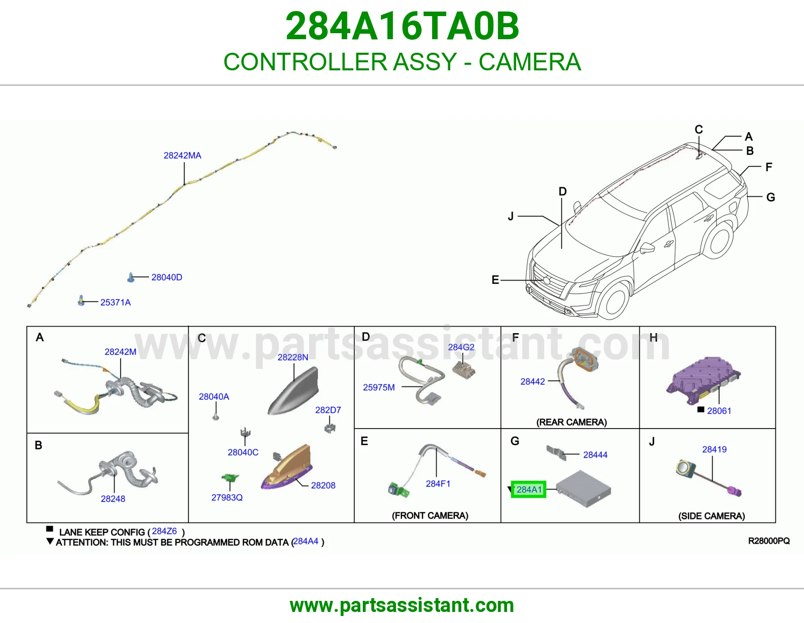 كنترول كاميرا كامل 284A16TA0B